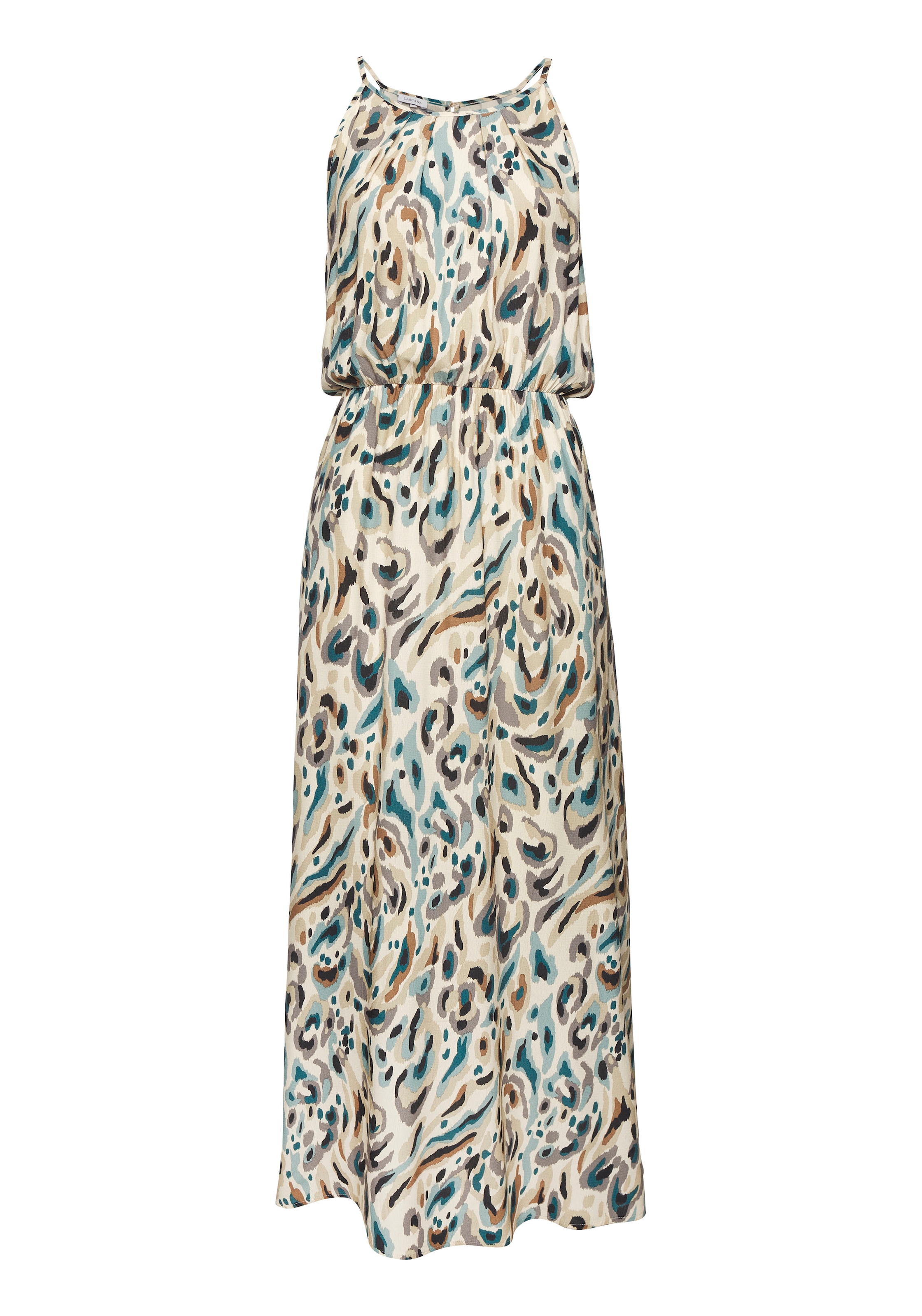 LASCANA Maxikleid, aus gewebter Viskose, leichtes Sommerkleid mit Alloverdruck