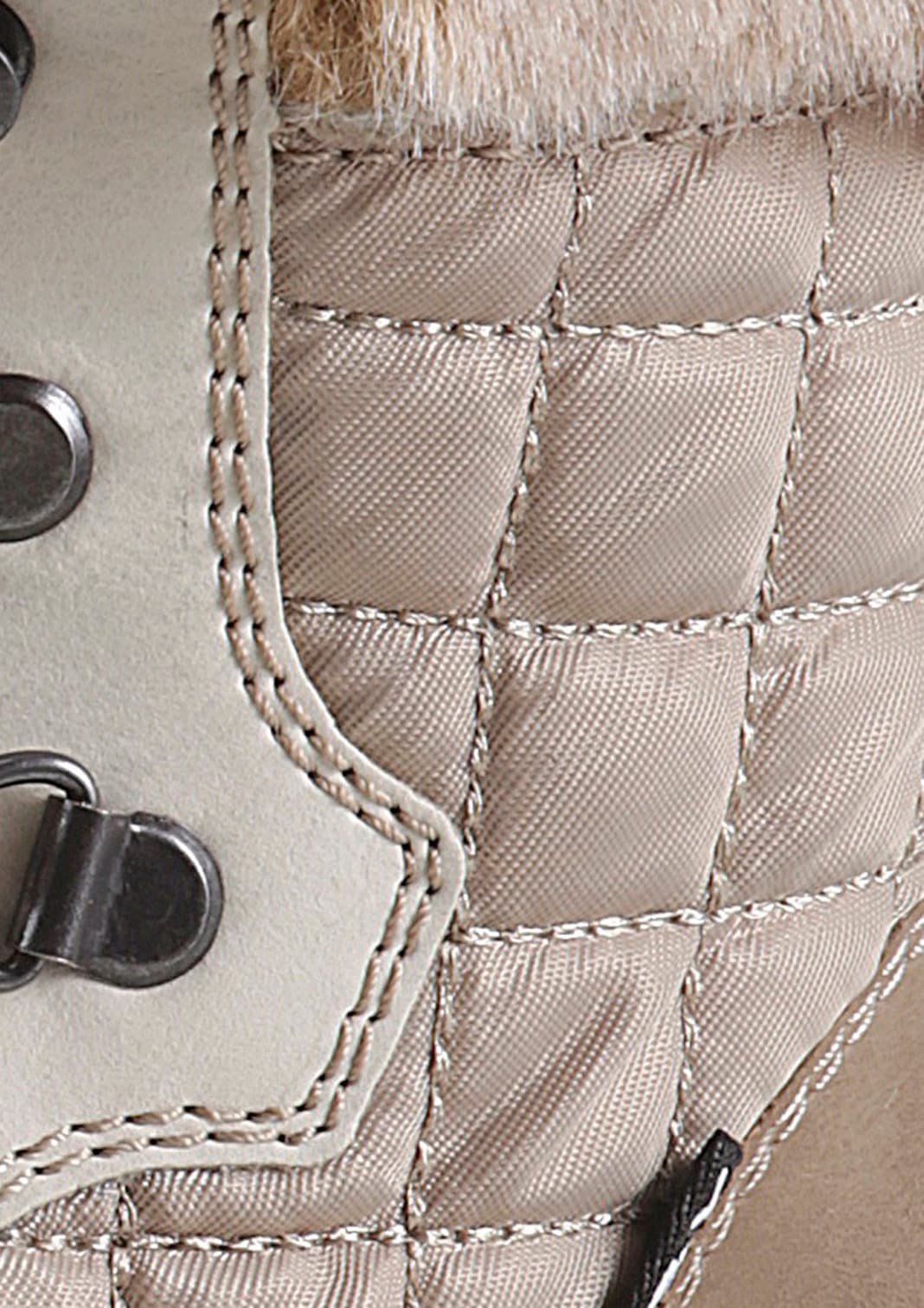 Rieker Winterboots, Winterstiefelette, TEX-Membran, mit Warmfutter, Fellimitatkragen