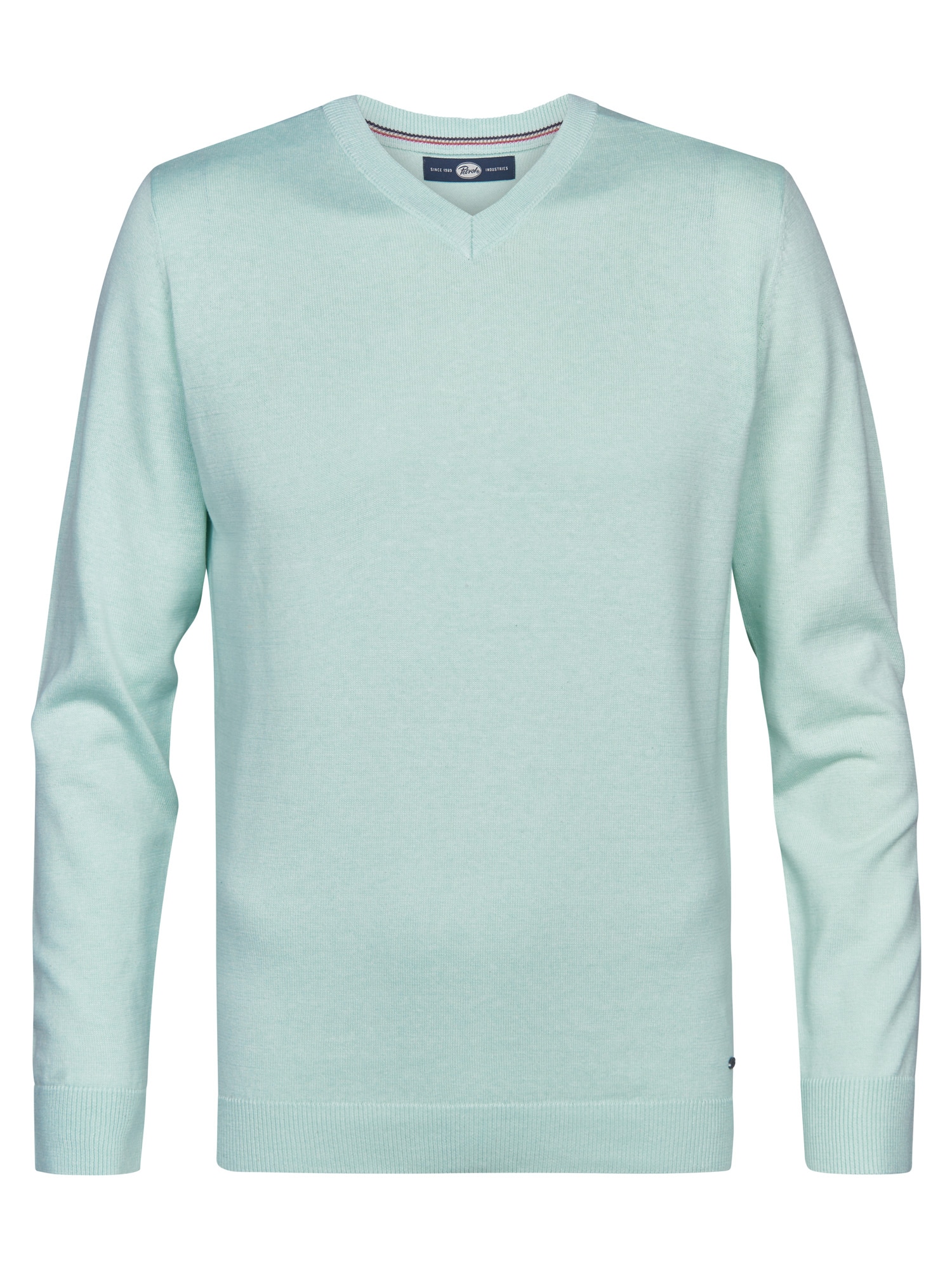 Petrol Industries Pull col V »V-Neck Basi« Materialmix mit Baumwollanteil