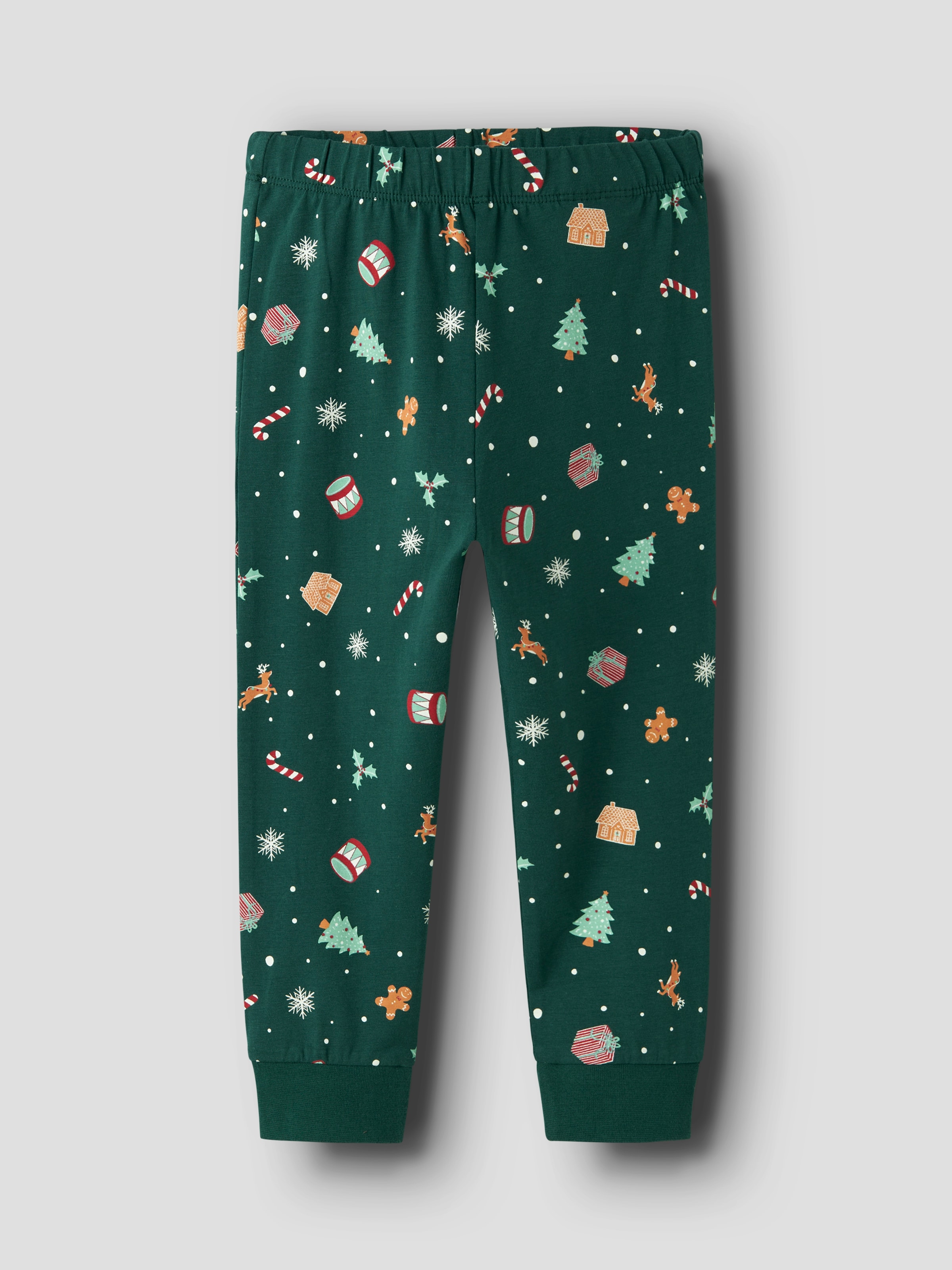 Name It Schlafanzug »NMNVISMAS LS NIGHTSET« Set, 2 tlg. Weihnachten, Baumwollmischung