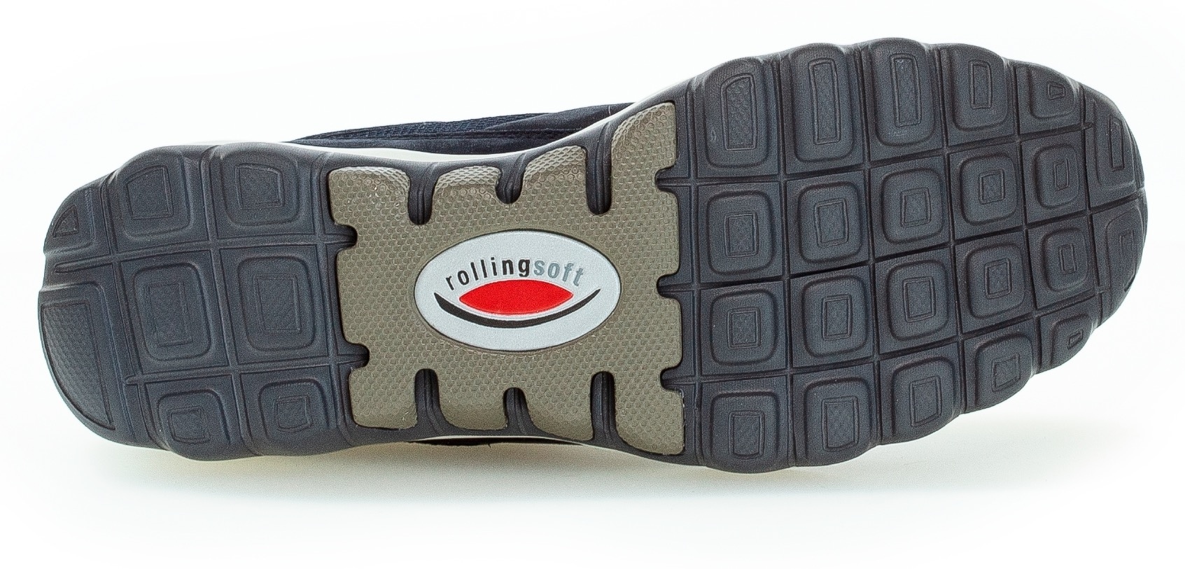 Gabor Rollingsoft Keilsneaker, mit Logo an der Ferse, Freizeitschuh, Halbschuh, Schnürschuh