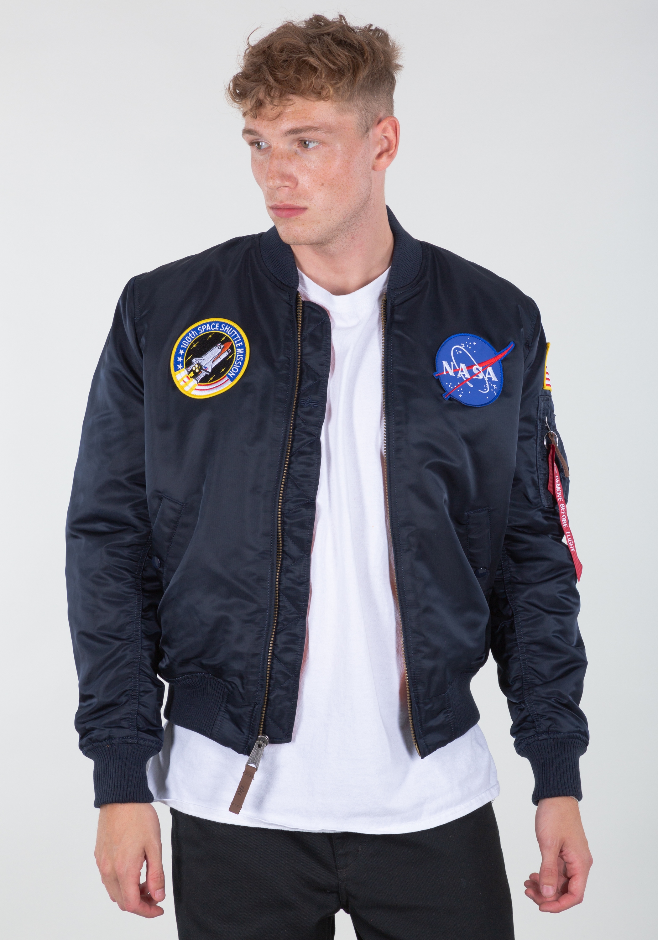 Alpha Industries Bomberjacke »Alpha Industries Men - Bomber Jackets MA-1 VF Vintage Fit NASA«