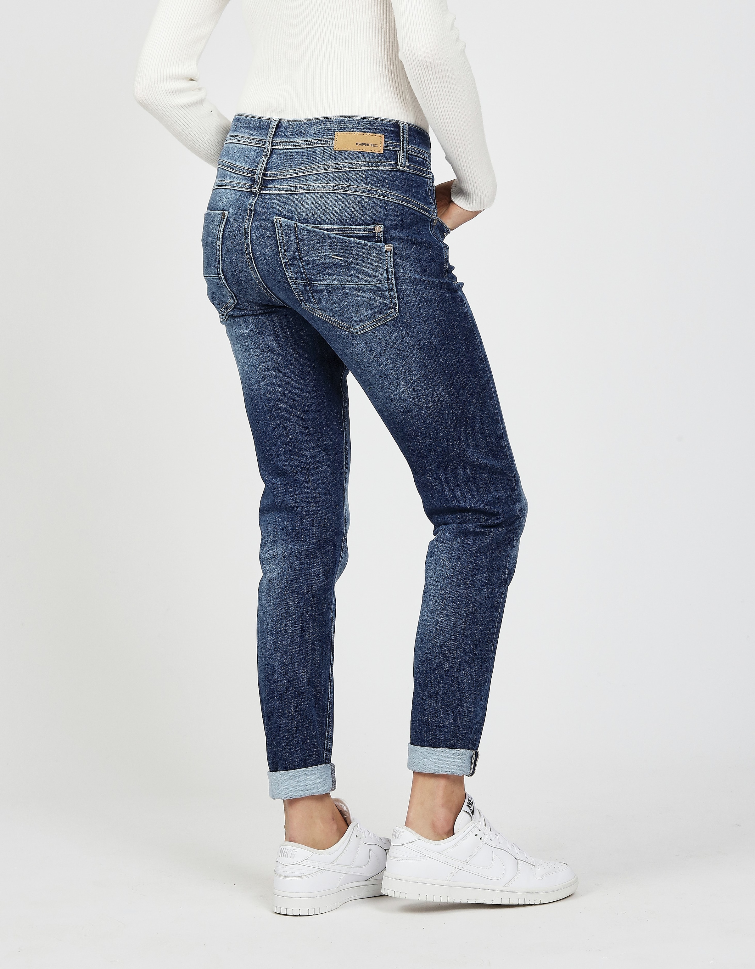 Image of GANG Skinny-fit-Jeans "94AMELIE SKINNY" aus Sweat Denim