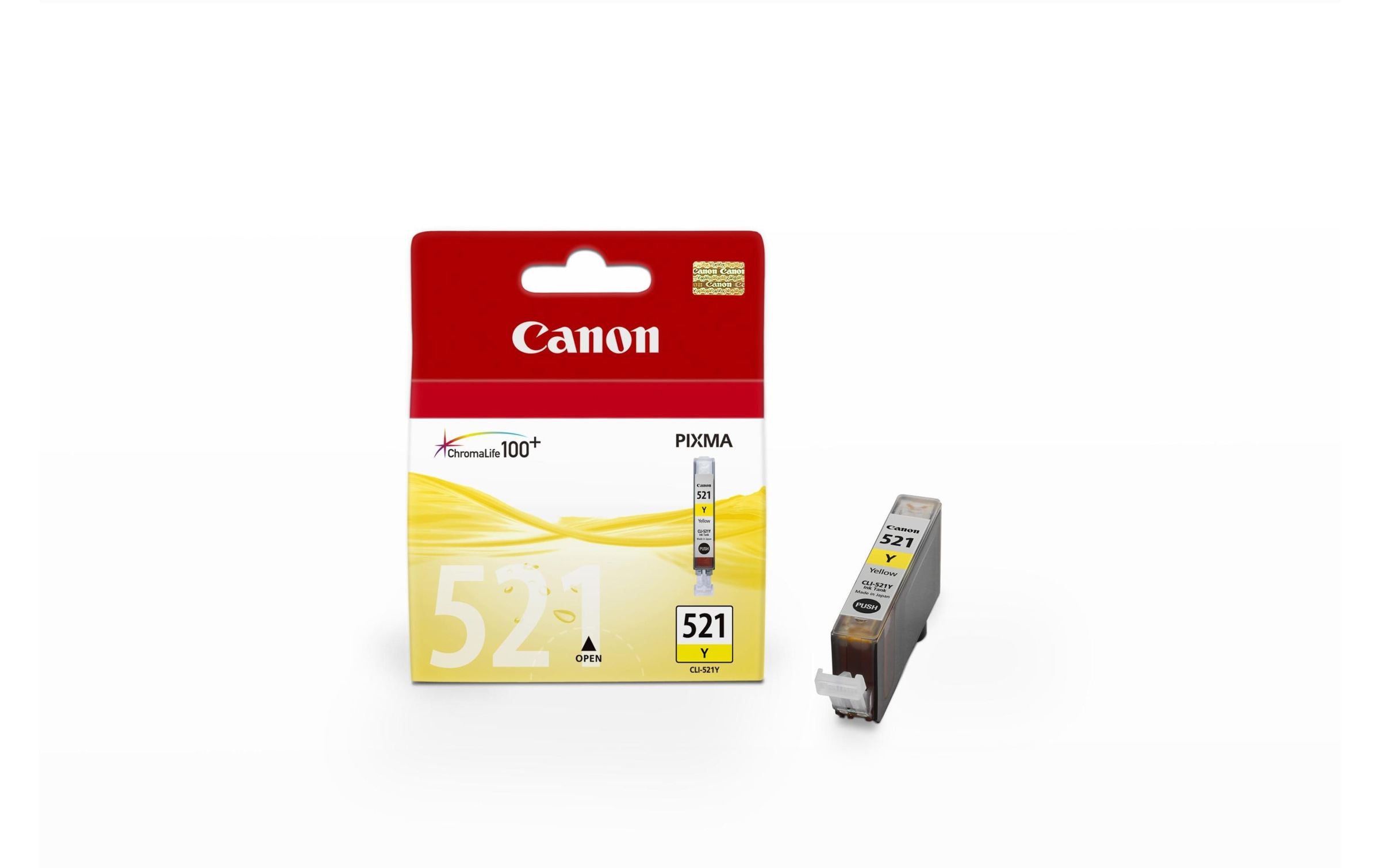 Canon Tintenpatrone »CLI-521Y Yellow«, (1 St.)