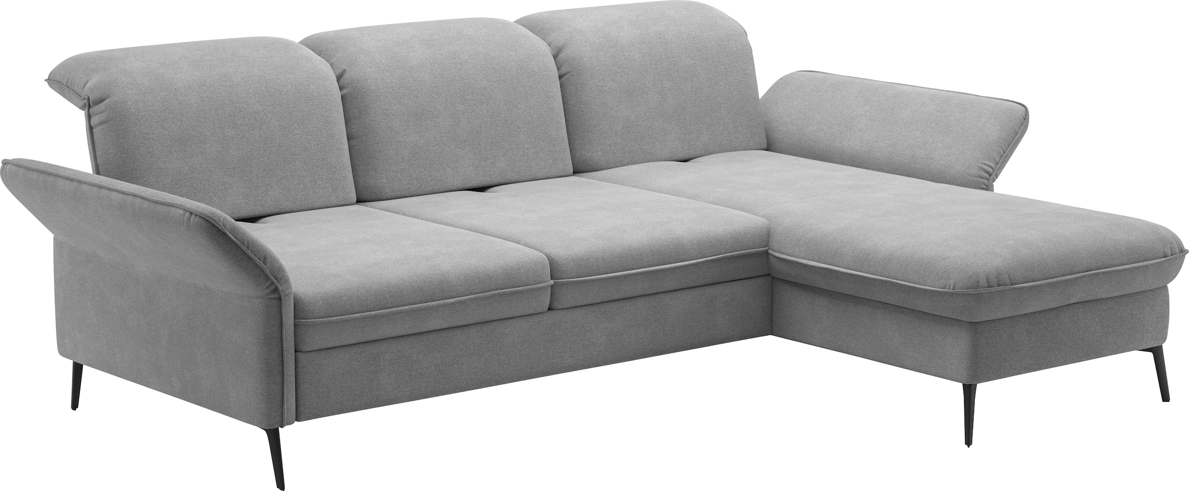 sit&more Ecksofa »Emely«, mit Sitztiefenverstellung optional mit Bettfunktion und Bettkasten
