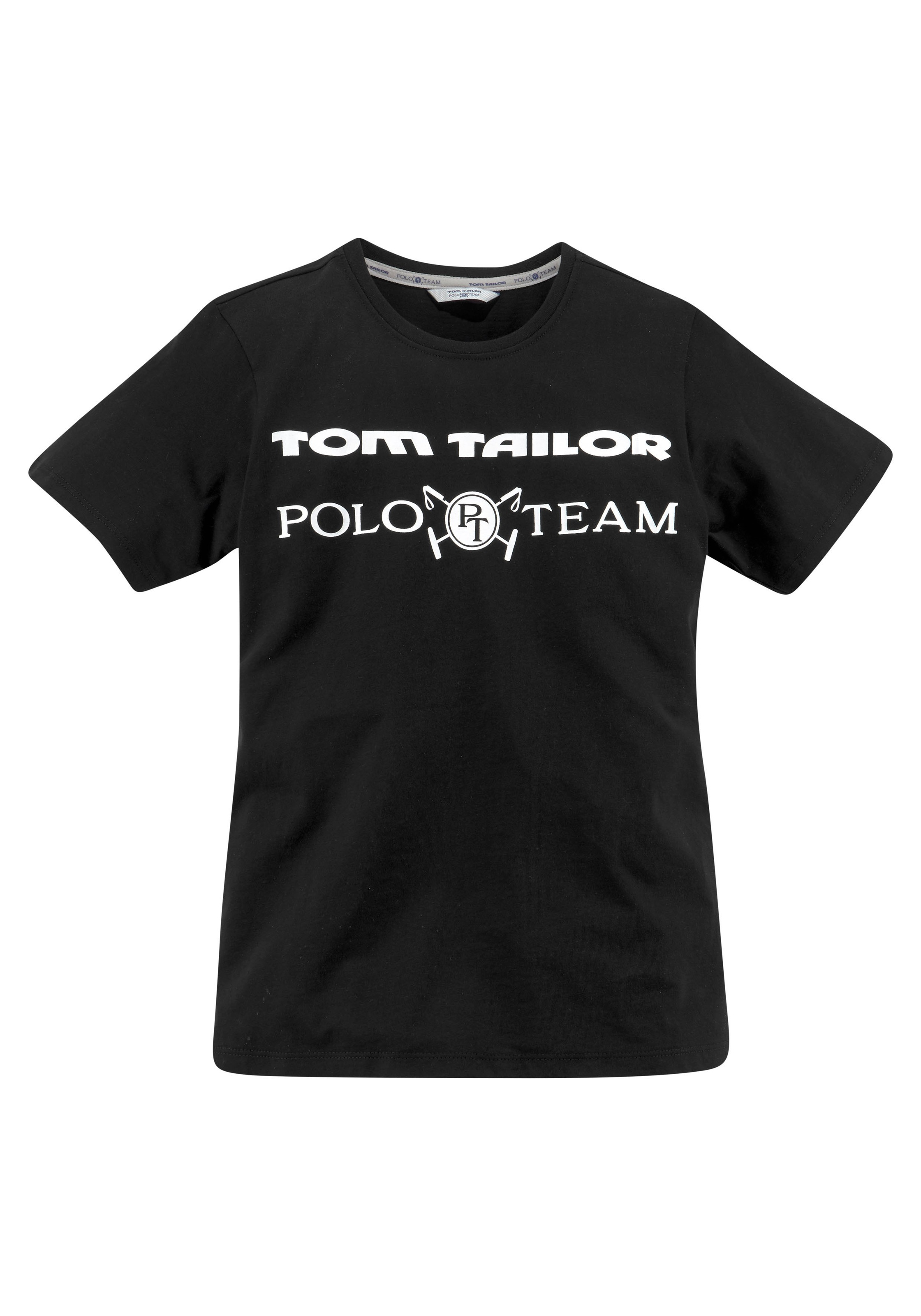 Image of TOM TAILOR Polo Team T-Shirt, mit Logo bei Ackermann Versand Schweiz