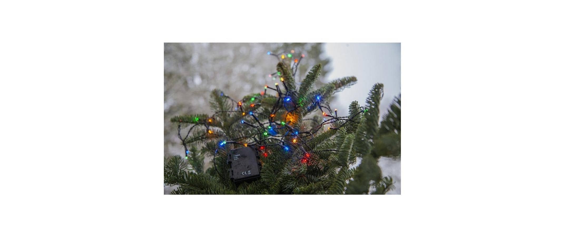 Parforce Traditional Hunting LED-Lichterkette »Akku, 80 LED, 45082 m, Outdoor«, 80 St.-flammig