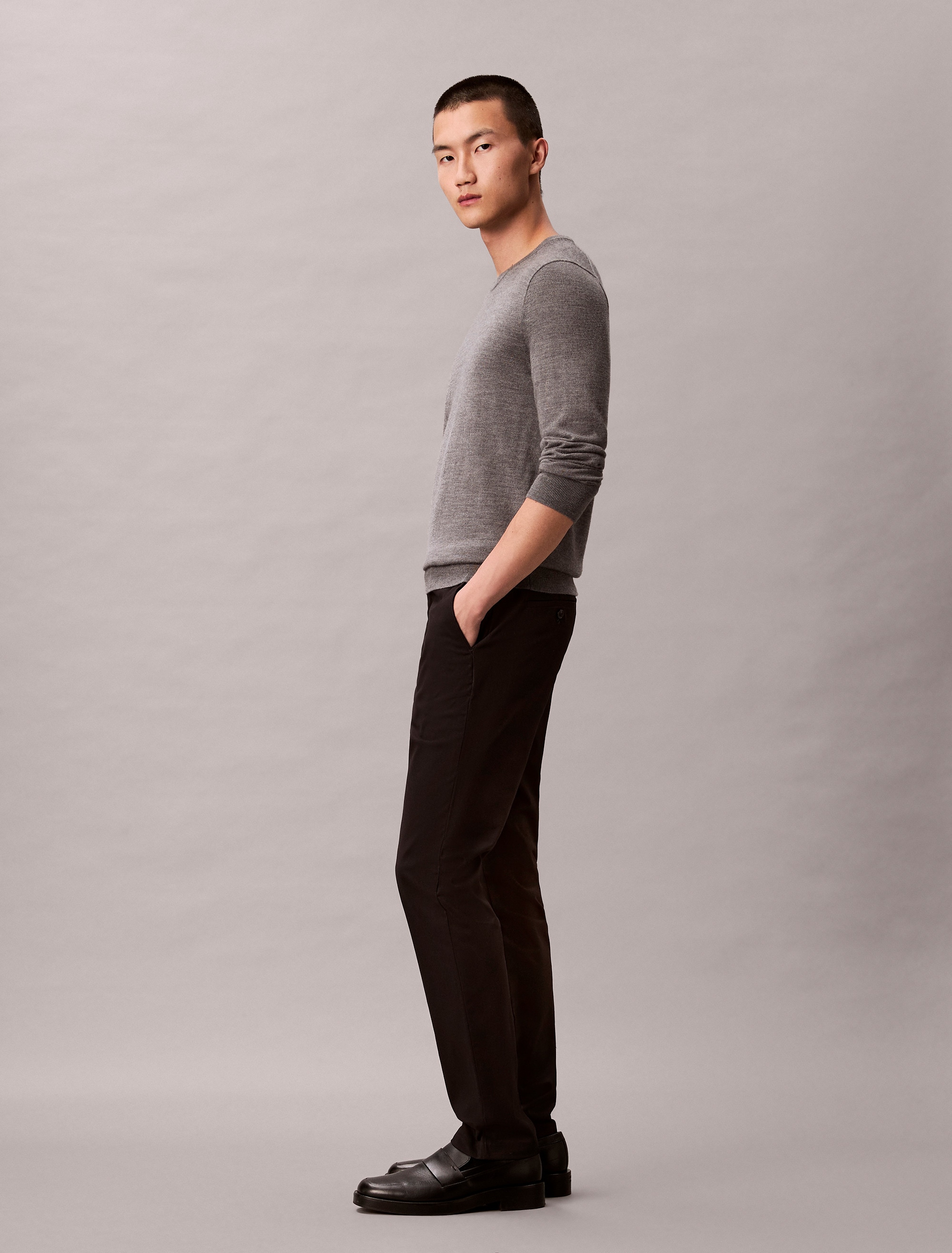 Calvin Klein Chinos »SLIM SATEEN CHINO TROUSER«  slim fit