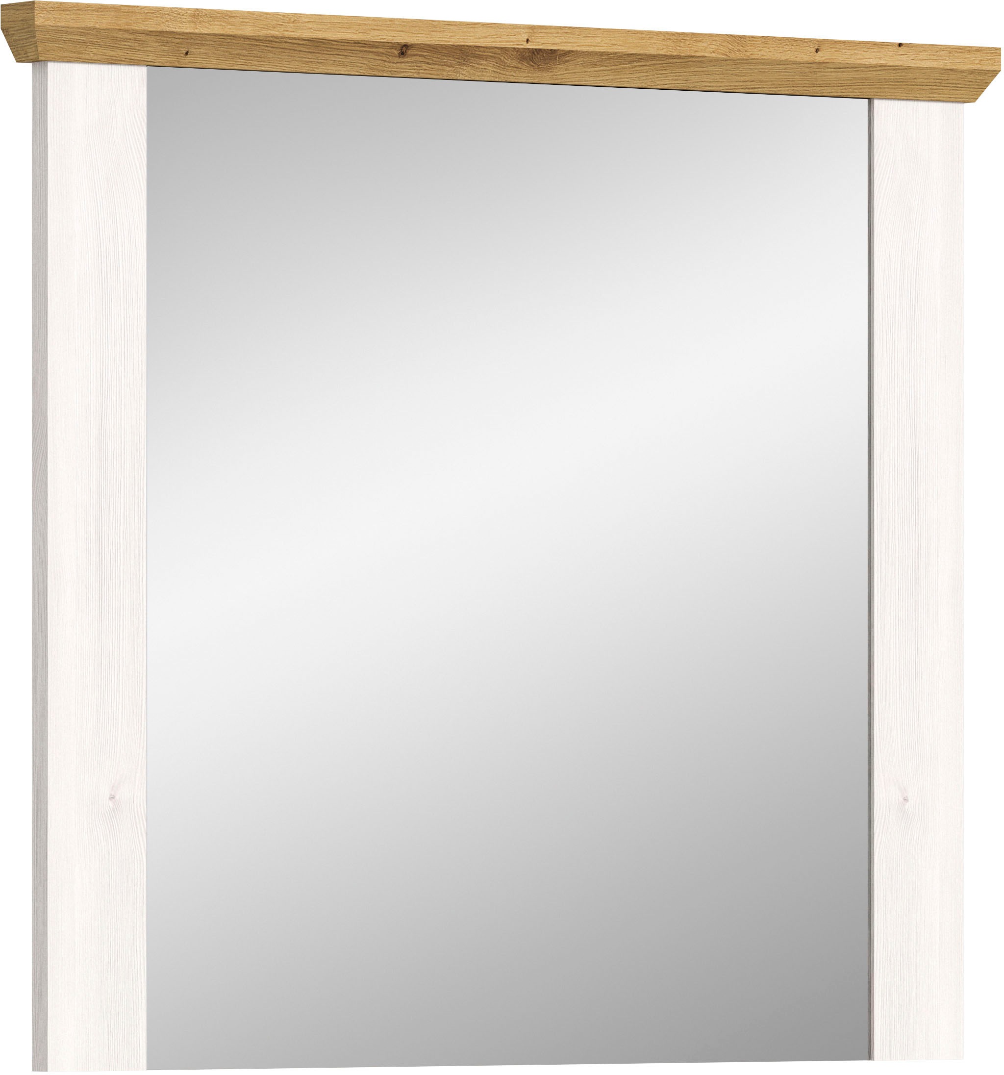 Home affaire Spiegel »COSENZA, TOPSELLER!, Breite 82 cm, 2-farbig, in Landhausoptik«, Garderobenspiegel, Wandspiegel, Flurspiegel, Dielenspiegel