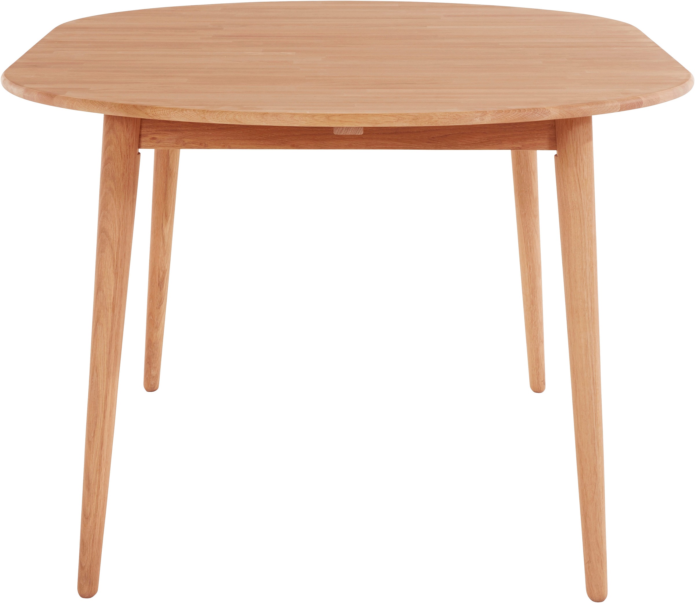 Image of andas Esstisch »Toarp«, Massivholz Eiche Ausziehtisch im Scandi Look, mit integrierter Einlegeplatte bei Ackermann Versand Schweiz