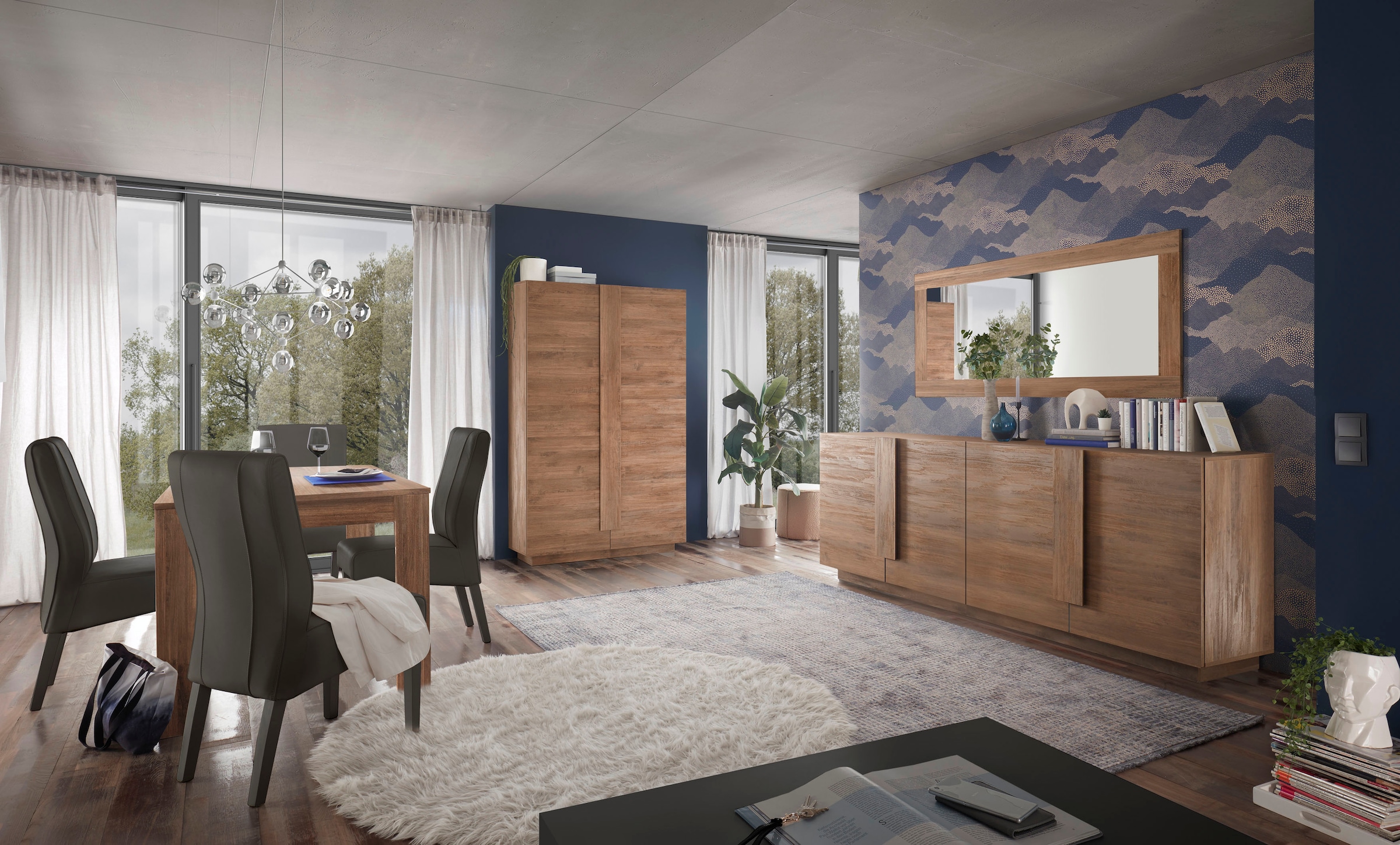 INOSIGN Sideboard »Jupiter«, Breite 241 cm mit 4 Türen
