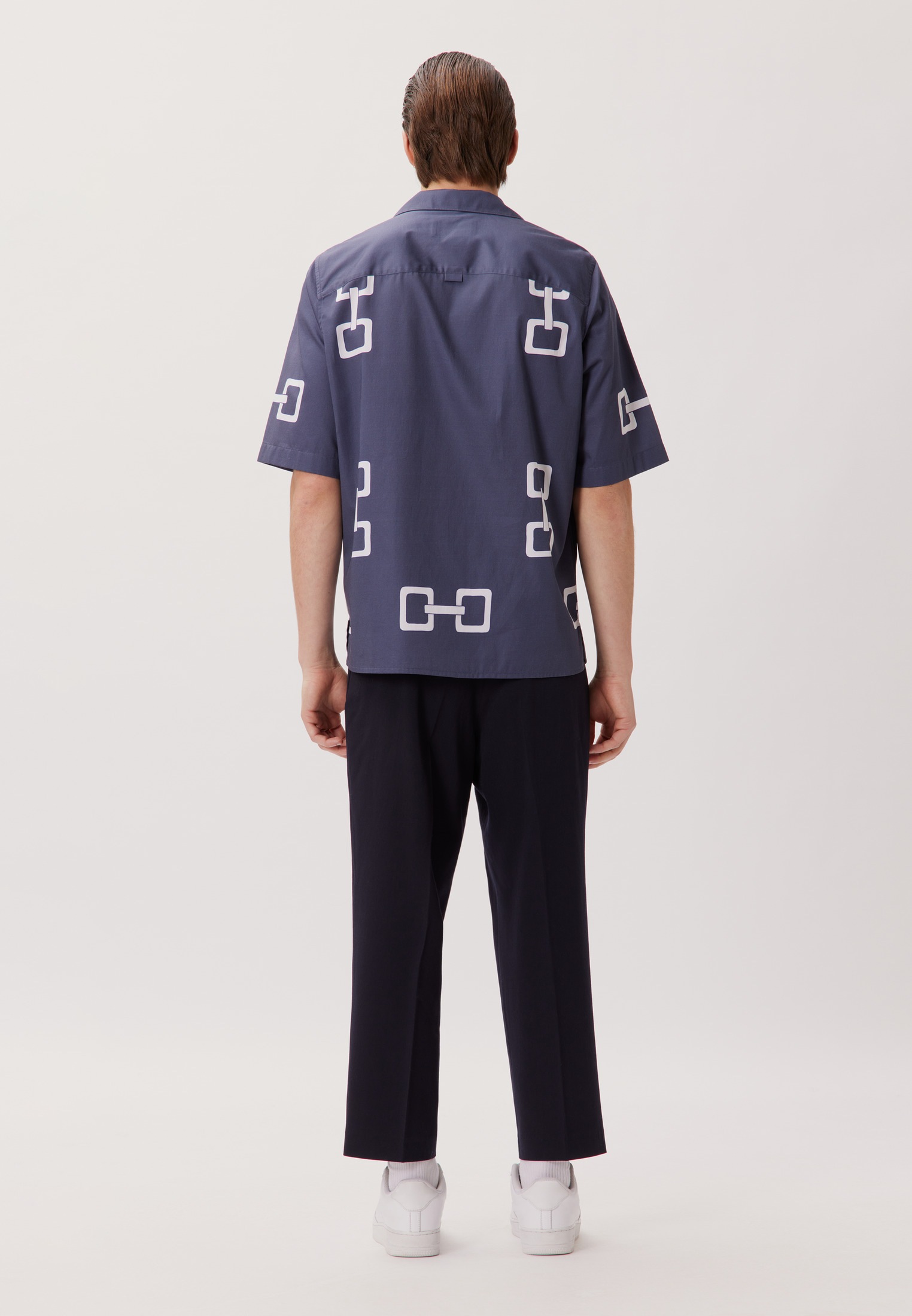 studio seidensticker Businesshemd »Studio« Regular 1/2 Reverskragen Druck