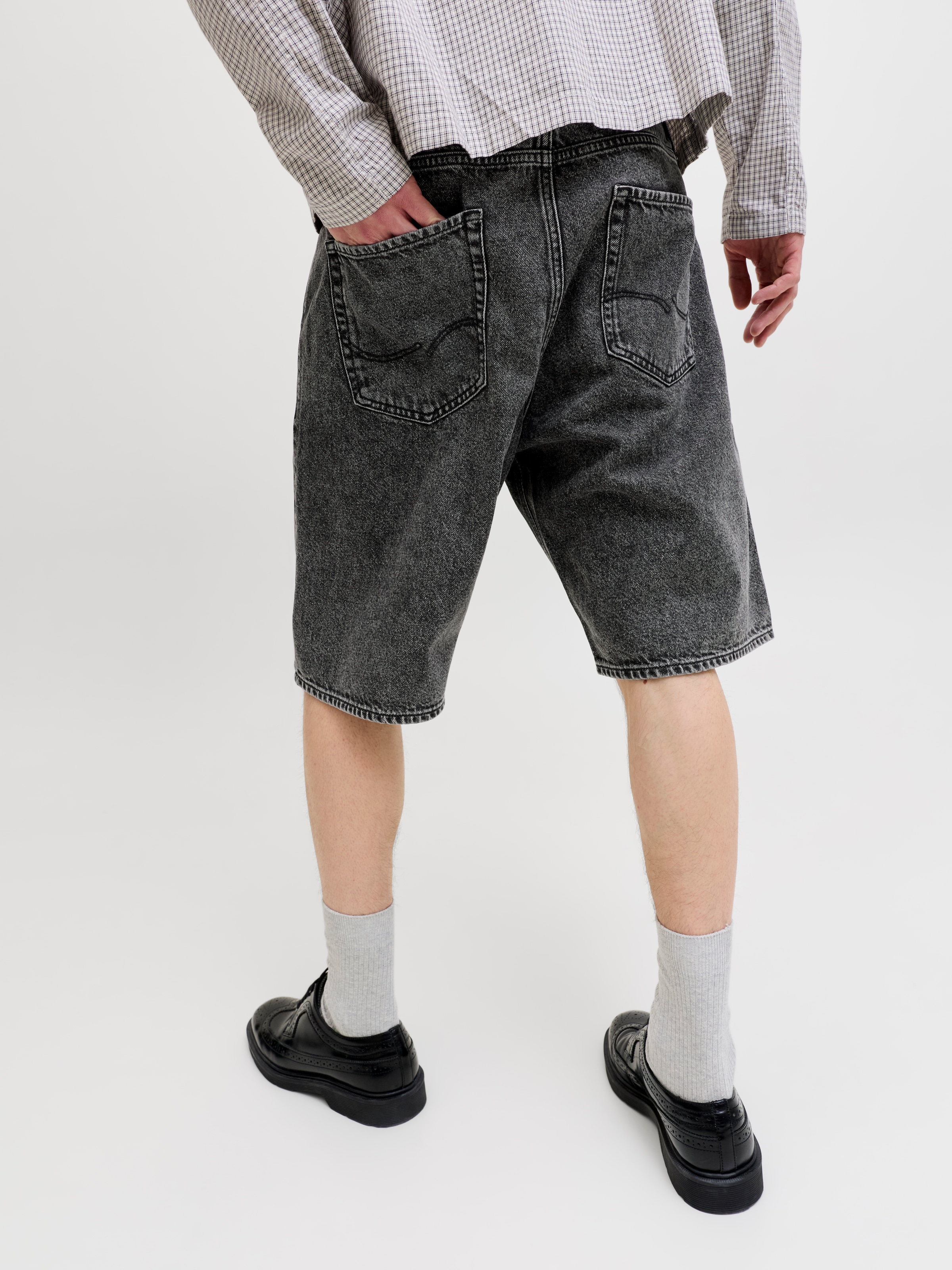 Jack & Jones Short en jean »JJIALEX JJORIGINAL SHORTS SQ 734 ST LN« coton, baggy fit