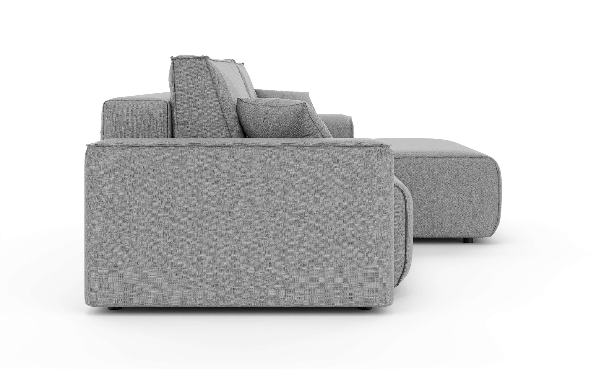 Home affaire Ecksofa »Santenay mit Bettfunktion und Bettkasten, Masse: B/T/H 266/164/90 cm«, L-Form mit Wellenfederung, Schlaffläche: 140x213 cm, auch in Cord