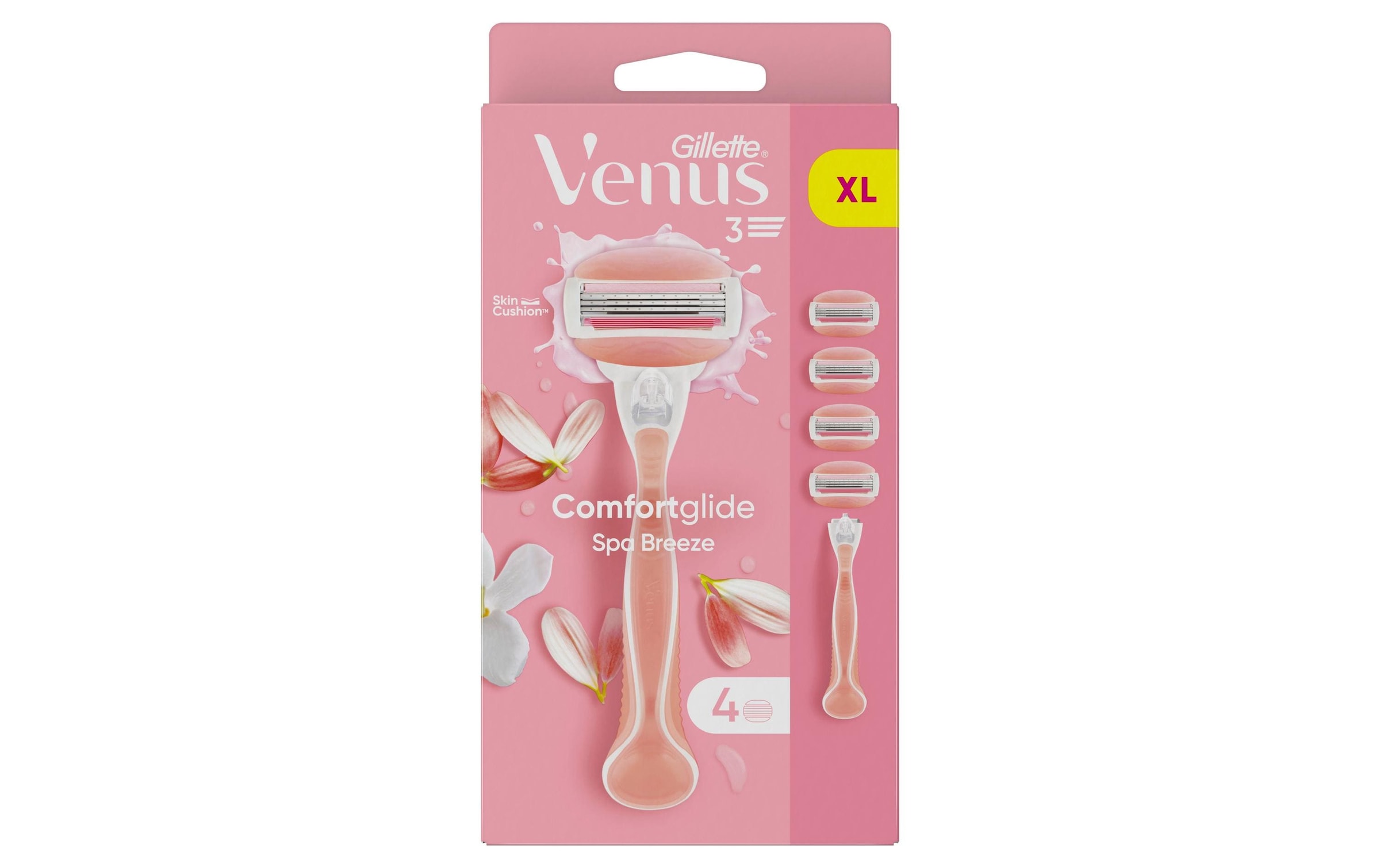 Gillette Venus Körperrasierer »Rasierer Comfortglide Spa Breeze + 4 Rasierklingen«