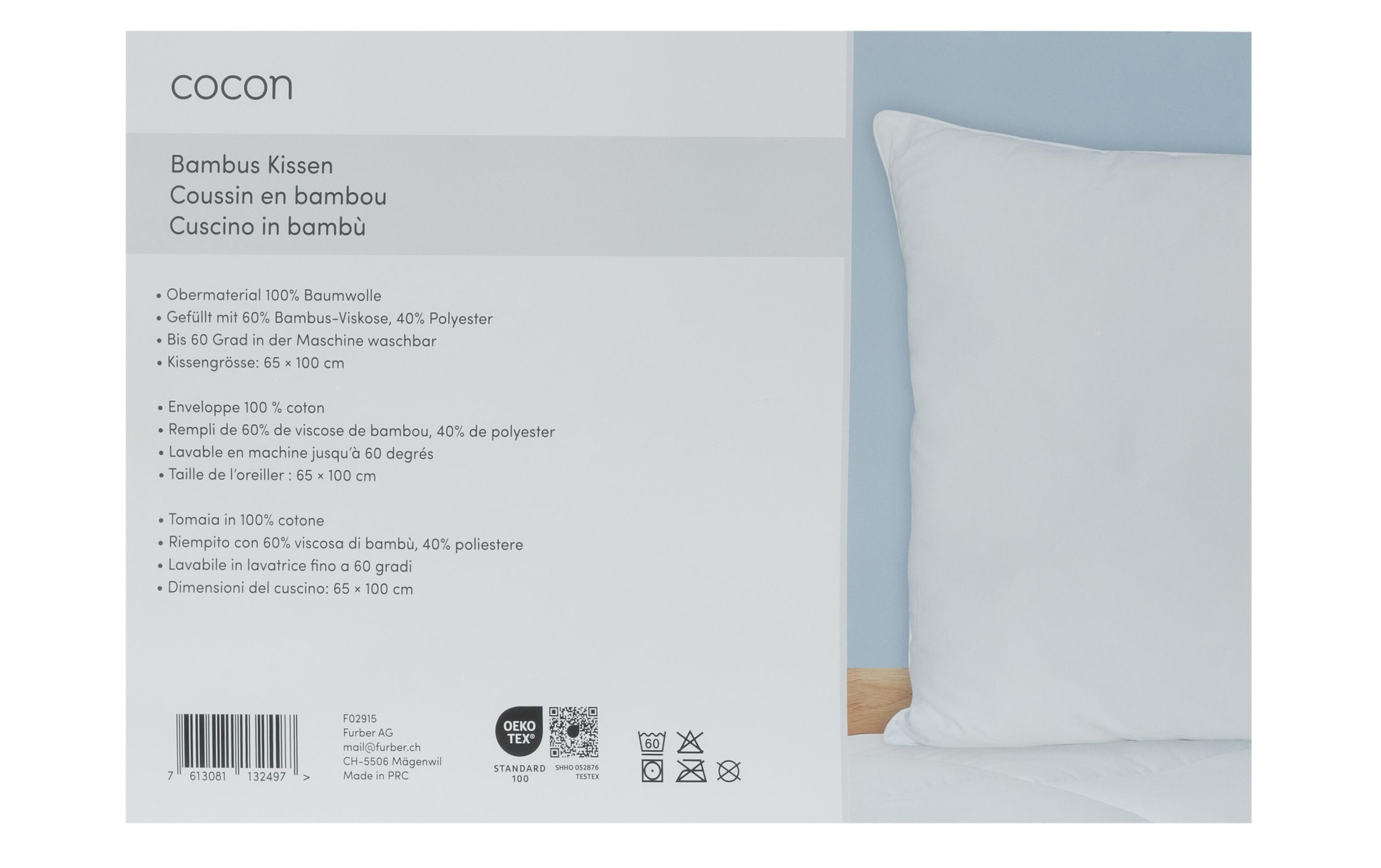 Cocon Kopfkissen, (1 St.)