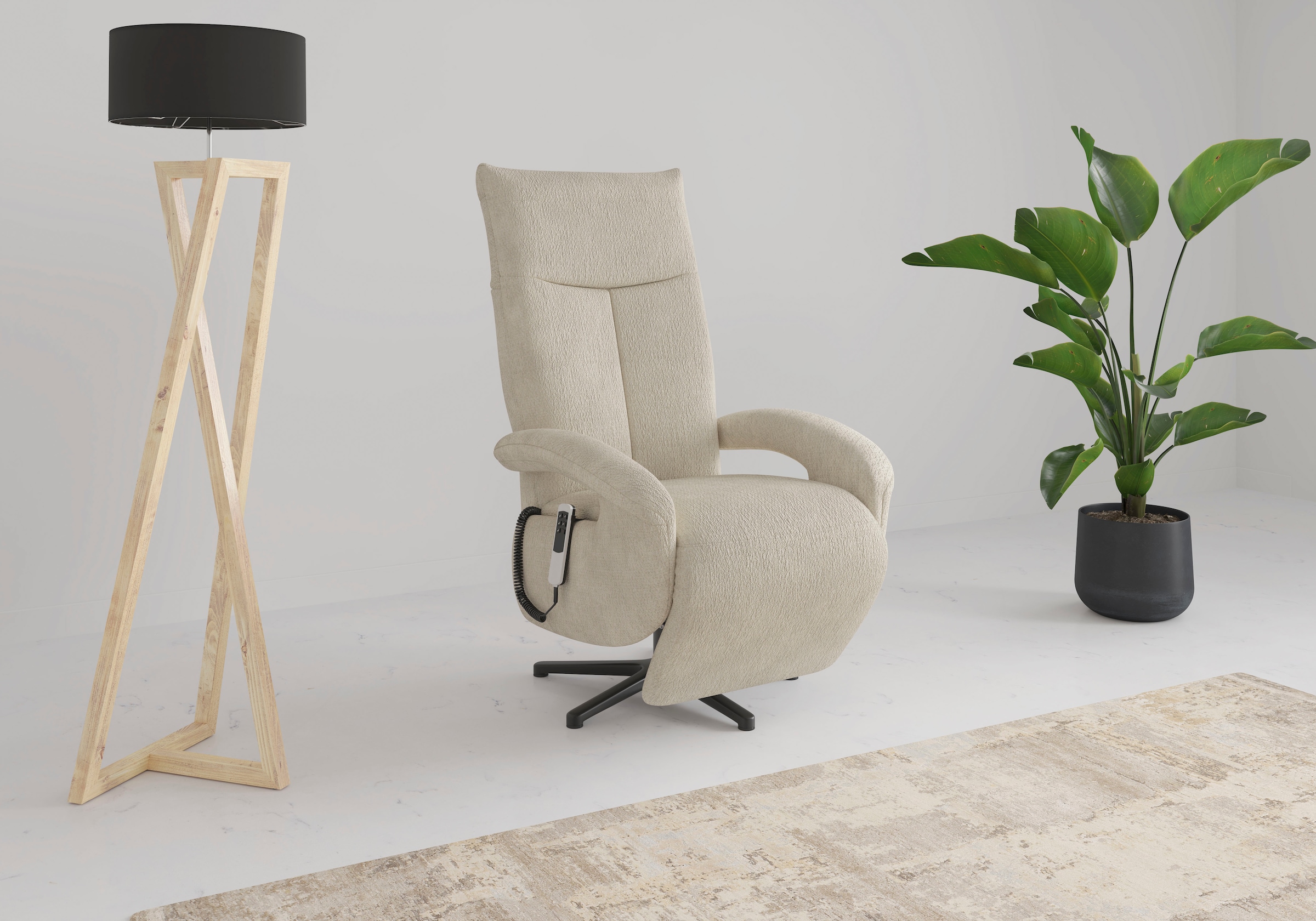Image of sit&more TV-Sessel "Zoe, inkl. Kopfteilverstellung & 360 Drehfunktion" wahlweise mit 2 Motoren, Akku & Aufstehhilfe