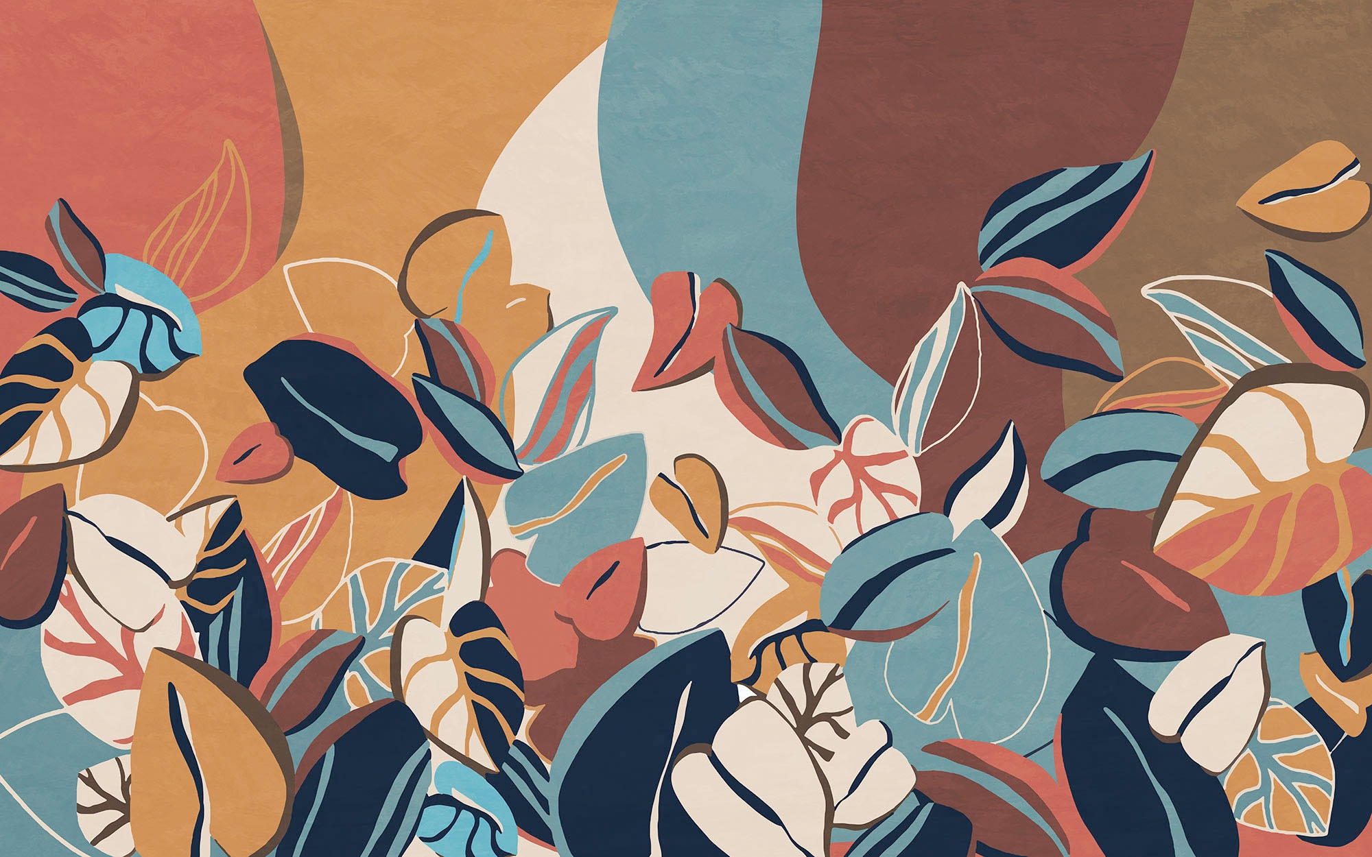 Komar Fototapete »Digitaldruck Vlies -  Audrey - Grösse 400 x 250 cm« bedruckt glatt Wohnzimmer, Schlafzimmer