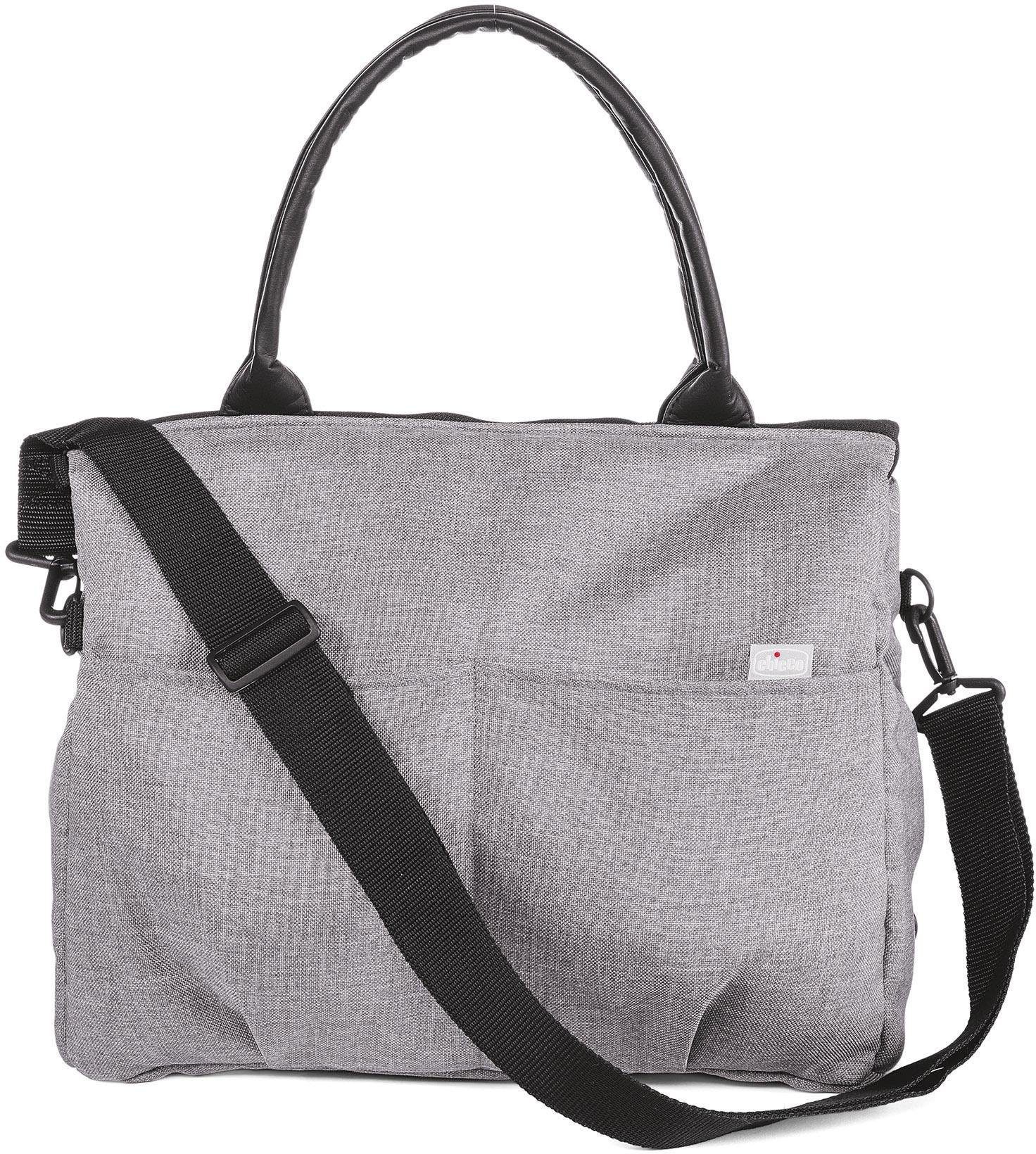 Chicco Wickeltasche »Organizer Bag, Cool Grey«, mit Rucksackfunktion und Wickelunterlage