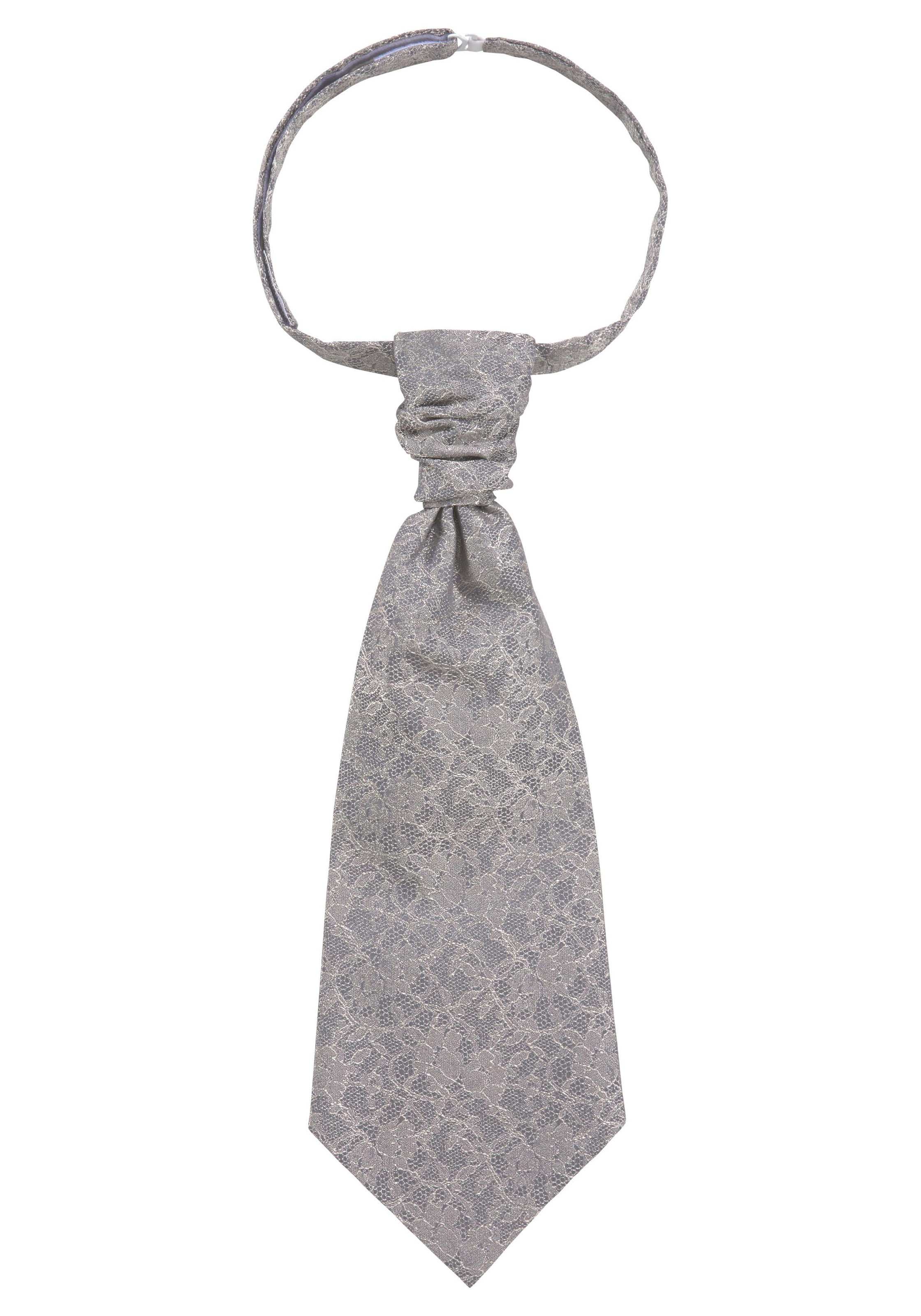 Image of Wilvorst Krawatte »Plastron inklusive Einstecktuch«, (Set, 2 St., mit Einstecktuch), Hochzeitsmode, Strukturmuster bei Ackermann Versand Schweiz