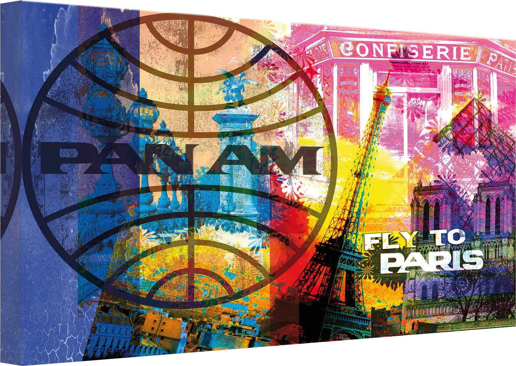Image of Wall-Art Leinwandbild »PAN AM - Paris« bei Ackermann Versand Schweiz