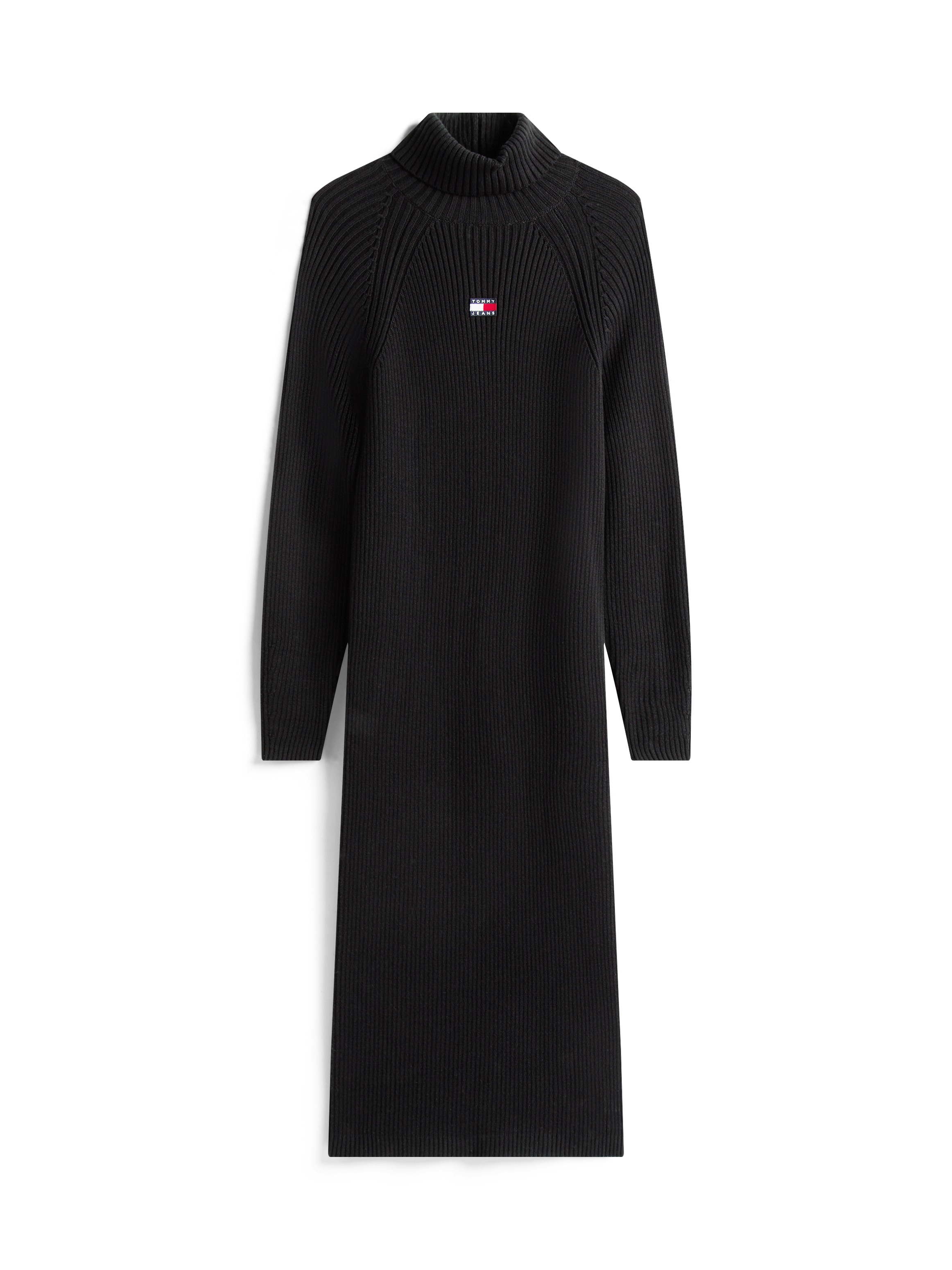 Tommy Jeans Strickkleid »TJW MOCKNECK BADGE SWEATER DRESS«
