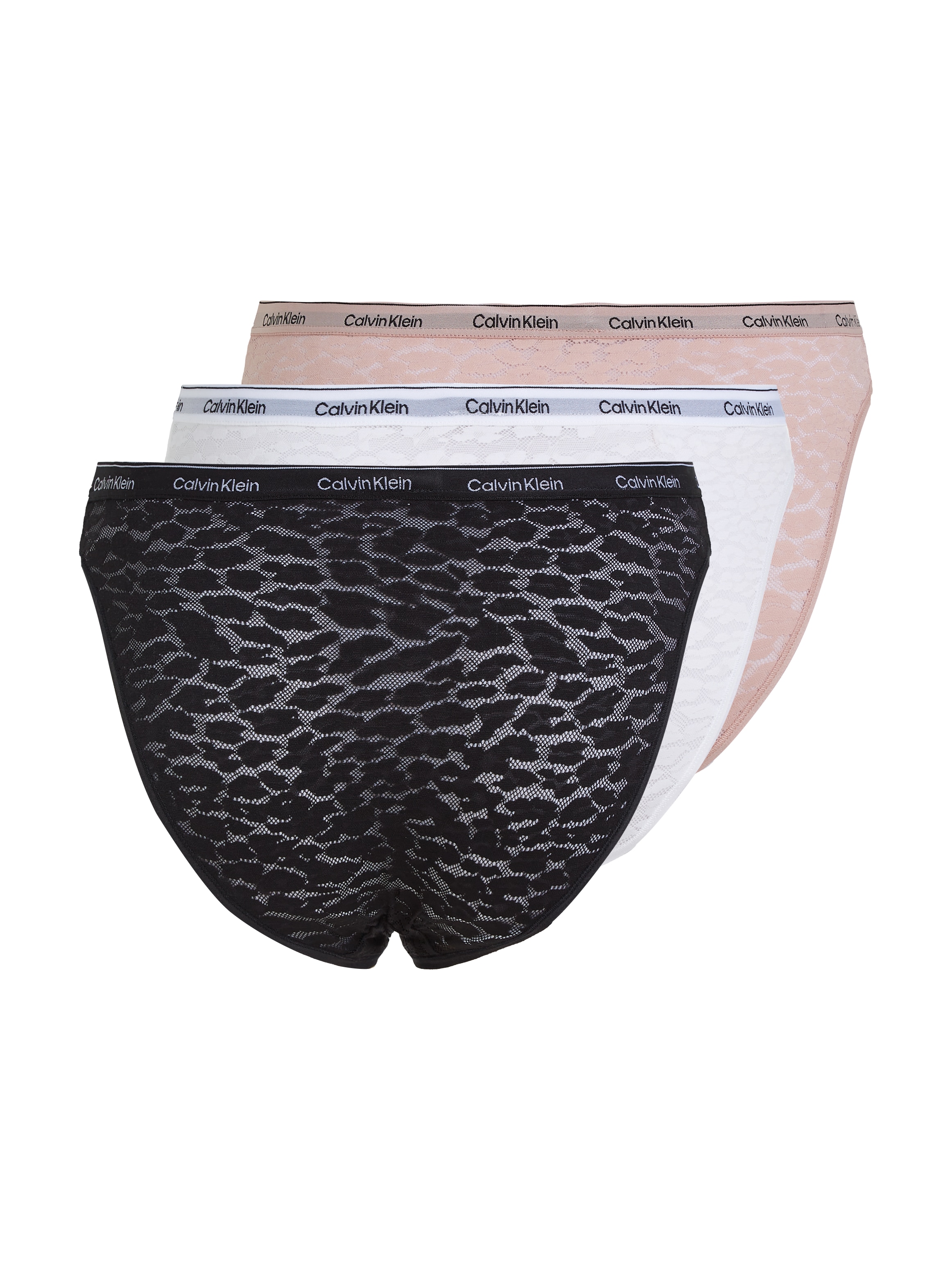 Calvin Klein Underwear Bikinislip »BIKINI 3PK«, (Packung, 3 St., 3er-Pack), mit CK-Logo am Bund
