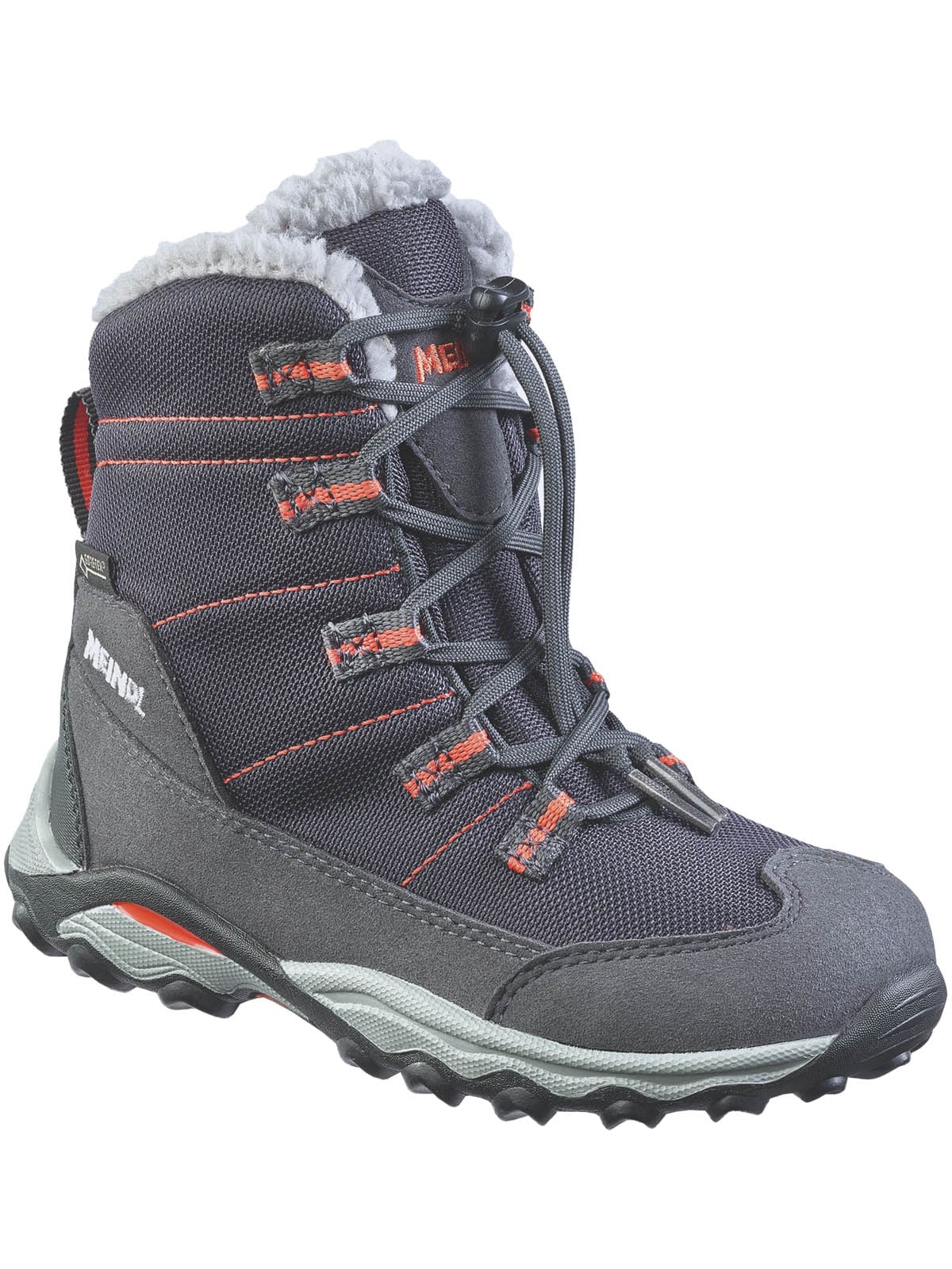Image of Meindl Wanderschuh "Meindl Yolup Junior schwarz/orange" GORE-TEX – Winddicht, wasserdicht und atmungsaktiv