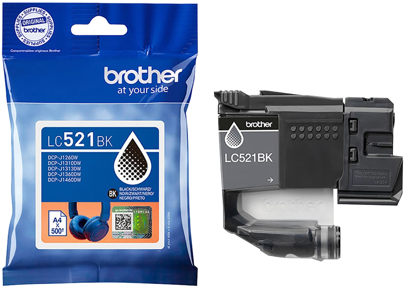 Brother Cartouche d'encre »LC521BK«