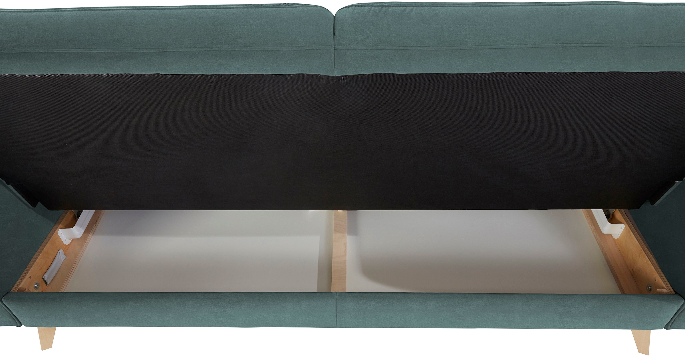 exxpo - sofa fashion 3-Sitzer »Nappa, kompakt und komfortabel, bequem, zeitloses Design, L-Form«, tolle Detailverarbeitung