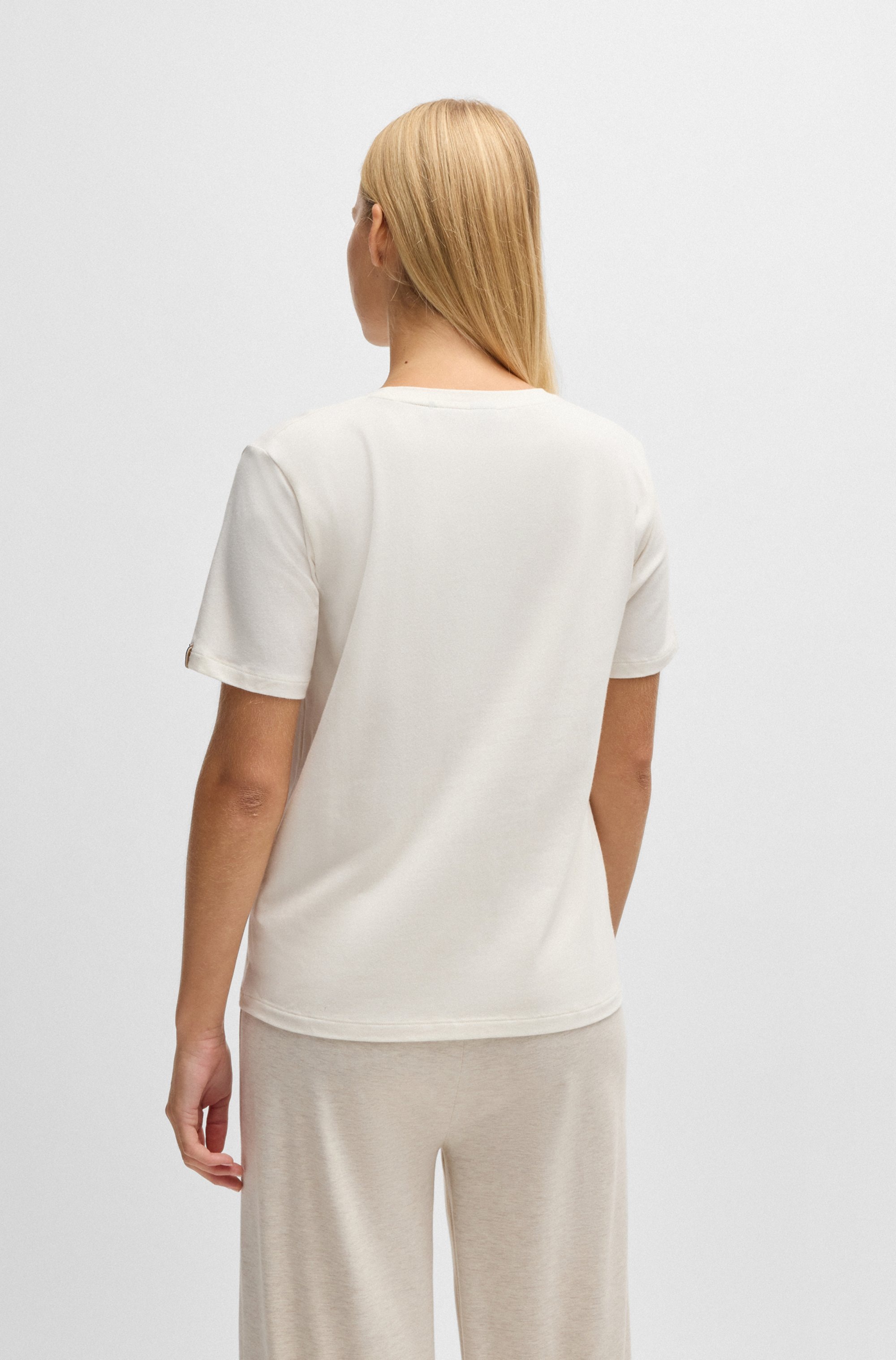 BOSS T-Shirt »CI_T-Shirt«, mit BOSS Logo-Schriftzug & Label