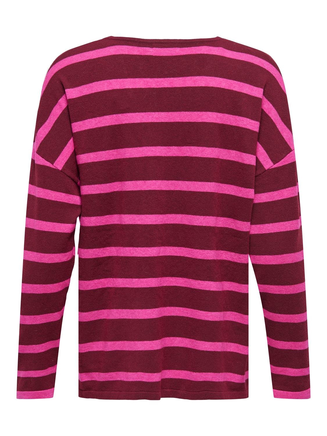 ONLY Strickpullover »ONLAMALIO LIFE LS V-NECK KNT«