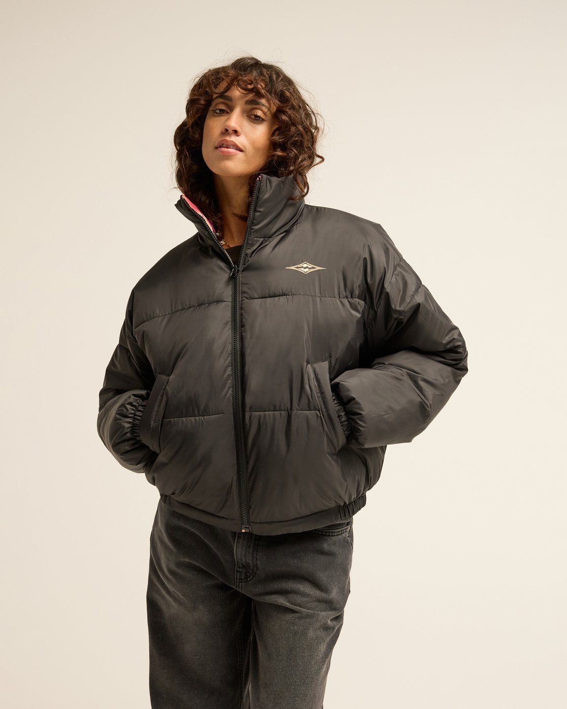 Image of Billabong Steppjacke "COZY PUFFER" ohne Kapuze sportliche Steppjacke, aus Polyester, mit Wende-Funktion