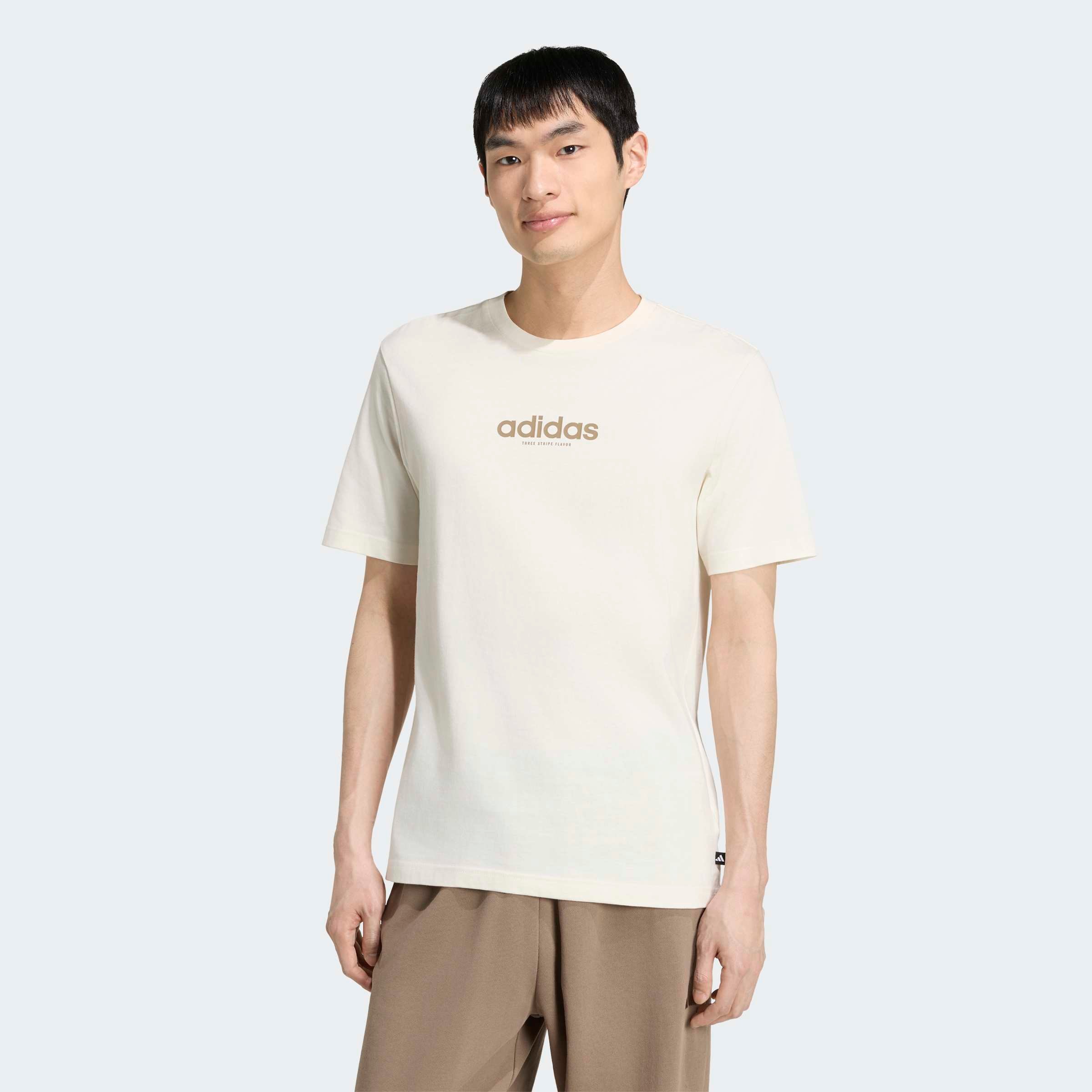 Image of adidas Sportswear T-Shirt "BURGER FLAVOR GRAFIK" sportlicher Stil, ohne Verschluss, aus Baumwolle, normale Länge