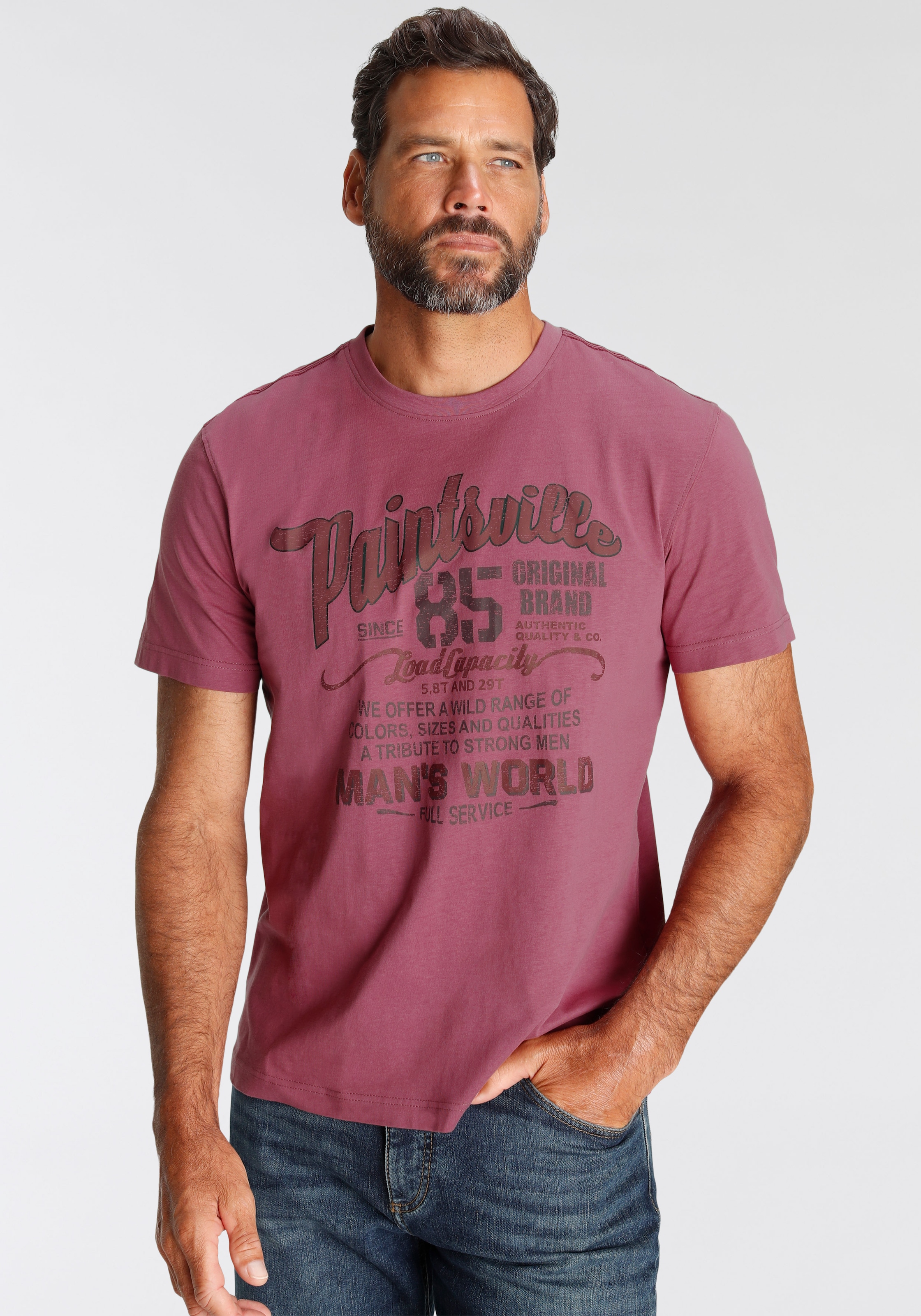 Man's World T-Shirt, mit Print