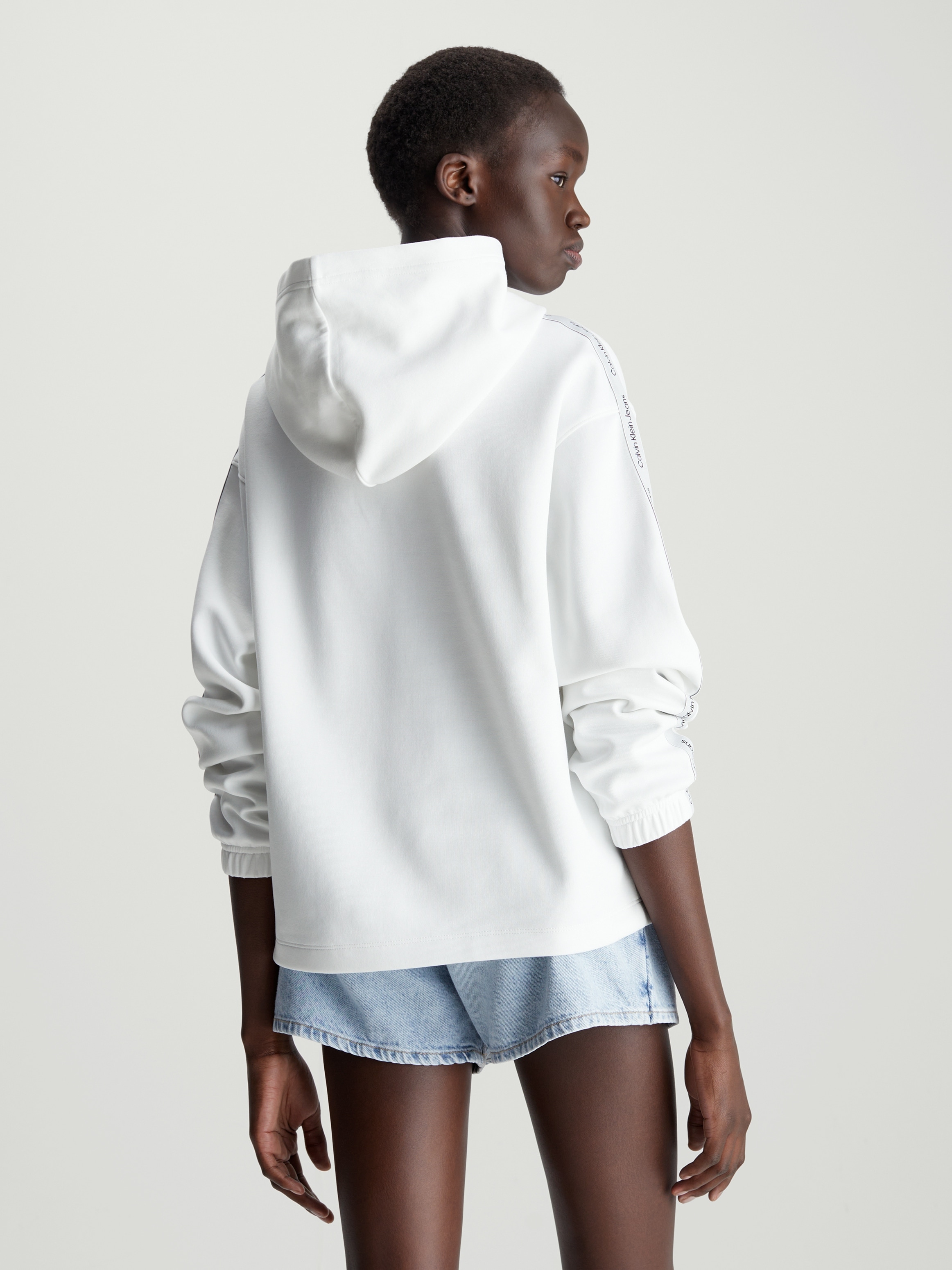 Calvin Klein Jeans Kapuzensweatshirt »LOGO ELASTIC HOODIE«, mit Logoschriftzug
