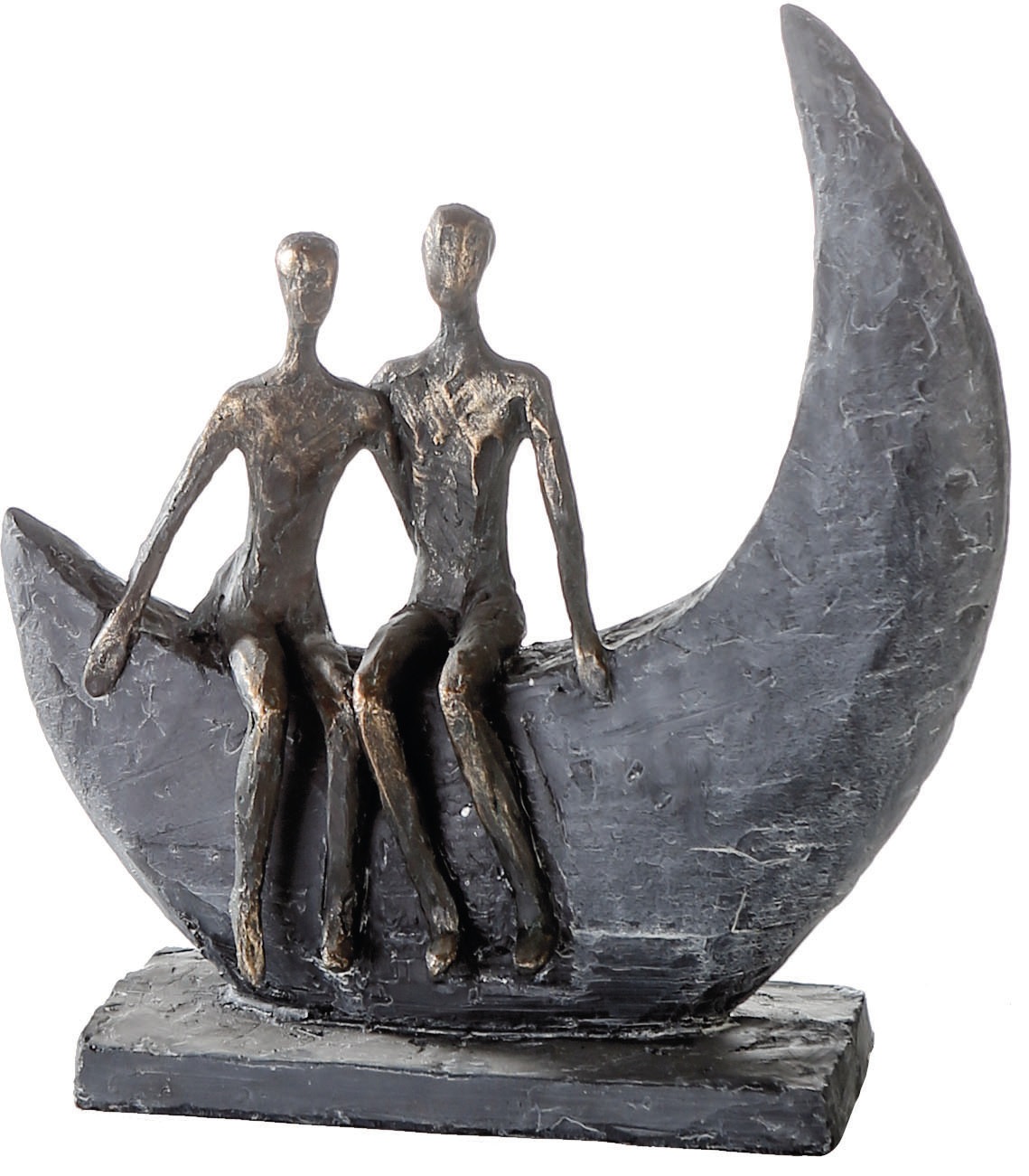 Image of Casablanca by Gilde Dekofigur »Skulptur Moon«, (1 St.), Dekoobjekt, Höhe 24 cm, Pärchen, mit Spruchanhänger, Wohnzimmer bei Ackermann Versand Schweiz