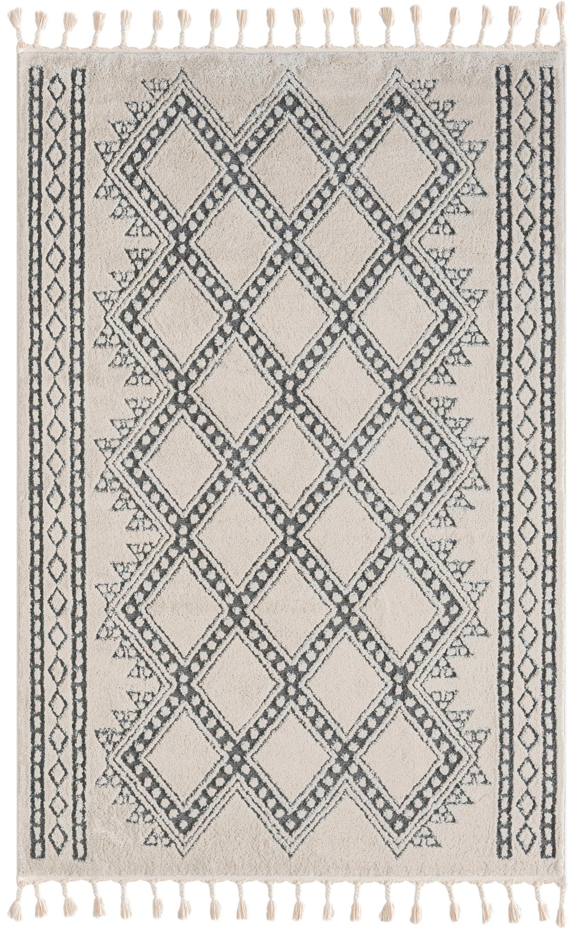 Myflair Möbel & Accessoires Hochflor-Teppich »Moroccan Tradition Lagerräumung«, rechteckig, 24 mm Höhe, modern, marokkanisches Design, flauschig weich durch Hochflor