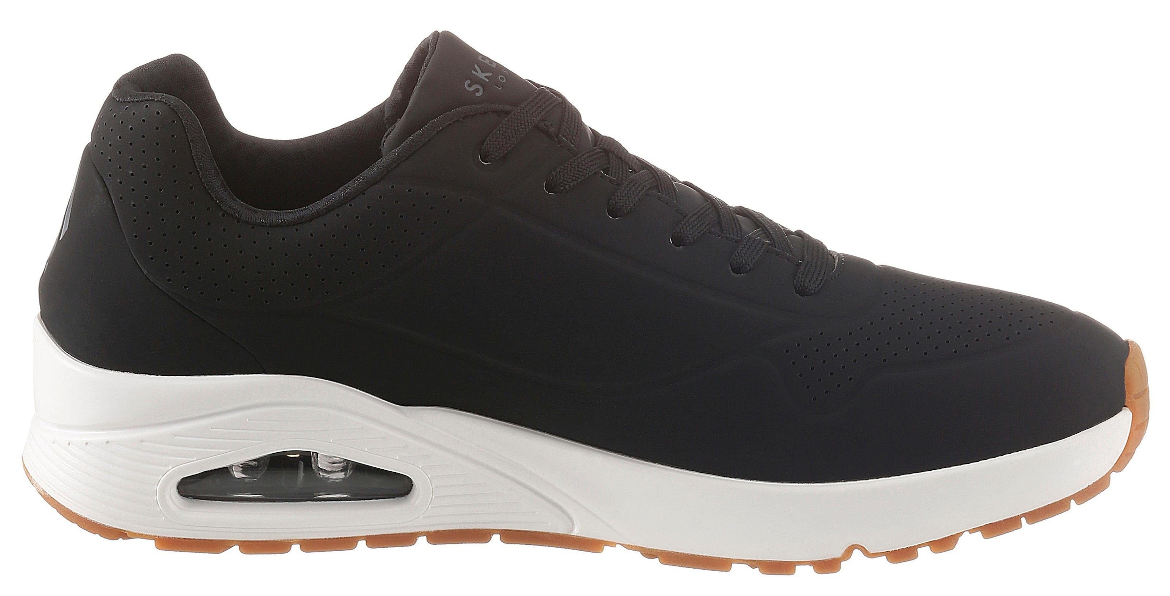 Skechers Sneaker »Uno«, mit extra Dämpfung, Freizeitschuh, Halbschuh, Schnürschuh