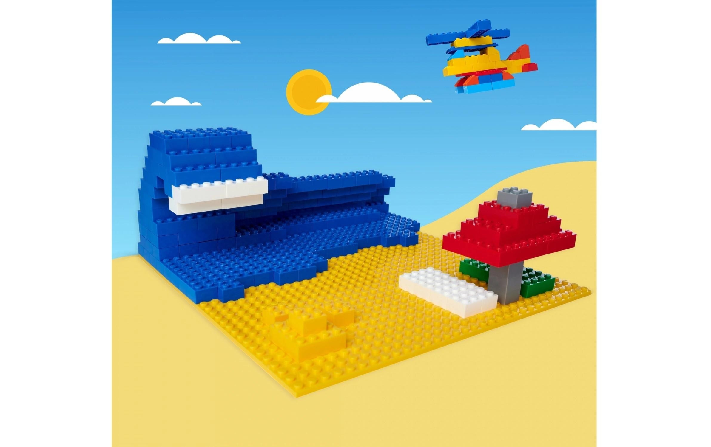 Blox Spielbausteine »Zubehör BLOX Bauplatte 25 x 25 cm«, (4 St.)