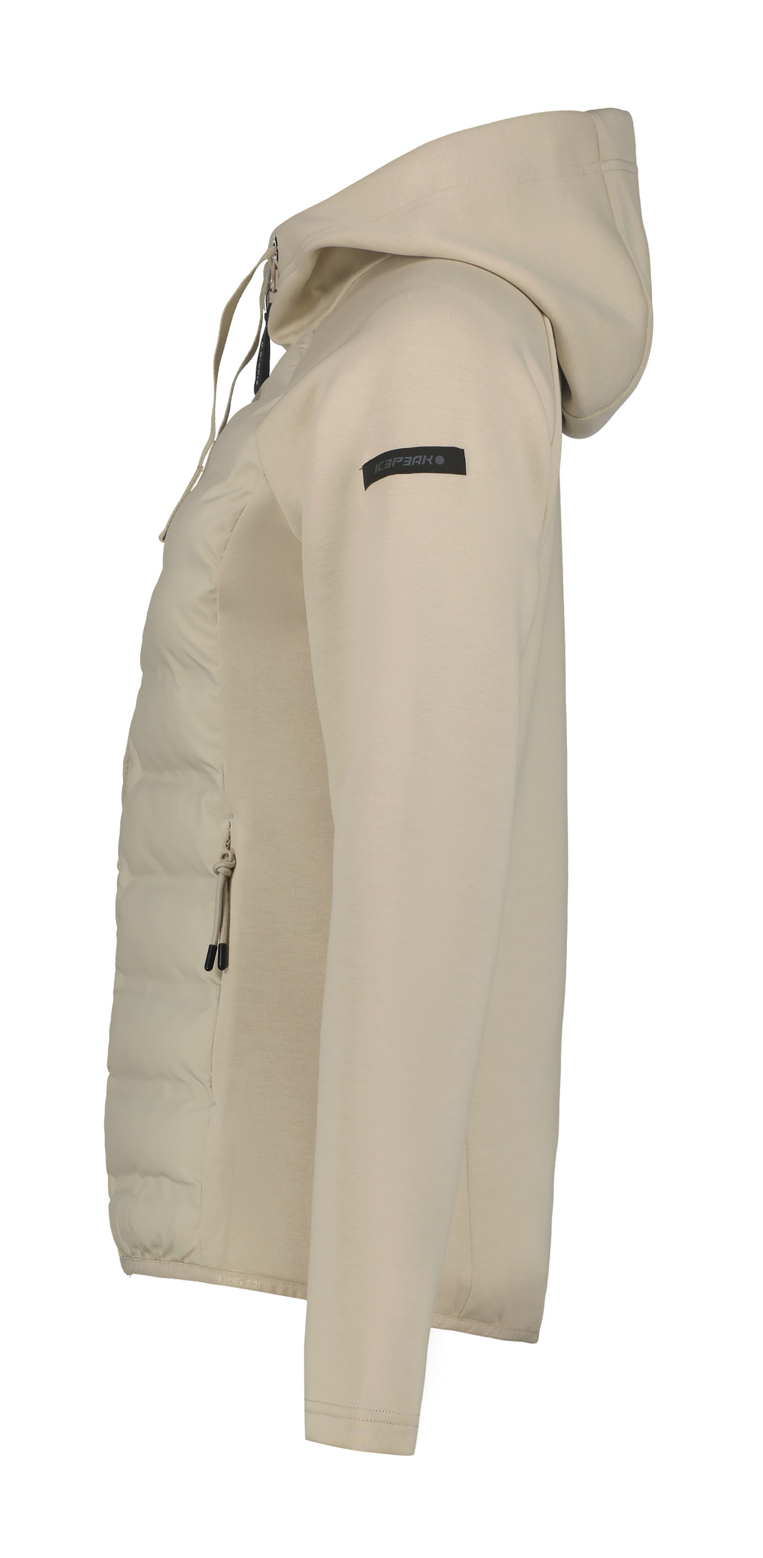 Icepeak Hybridjacke »ICEPEAK ASHBURN« mit fester Kapuze und Kordelzügen, aus 4-Wege-Stretch-Material