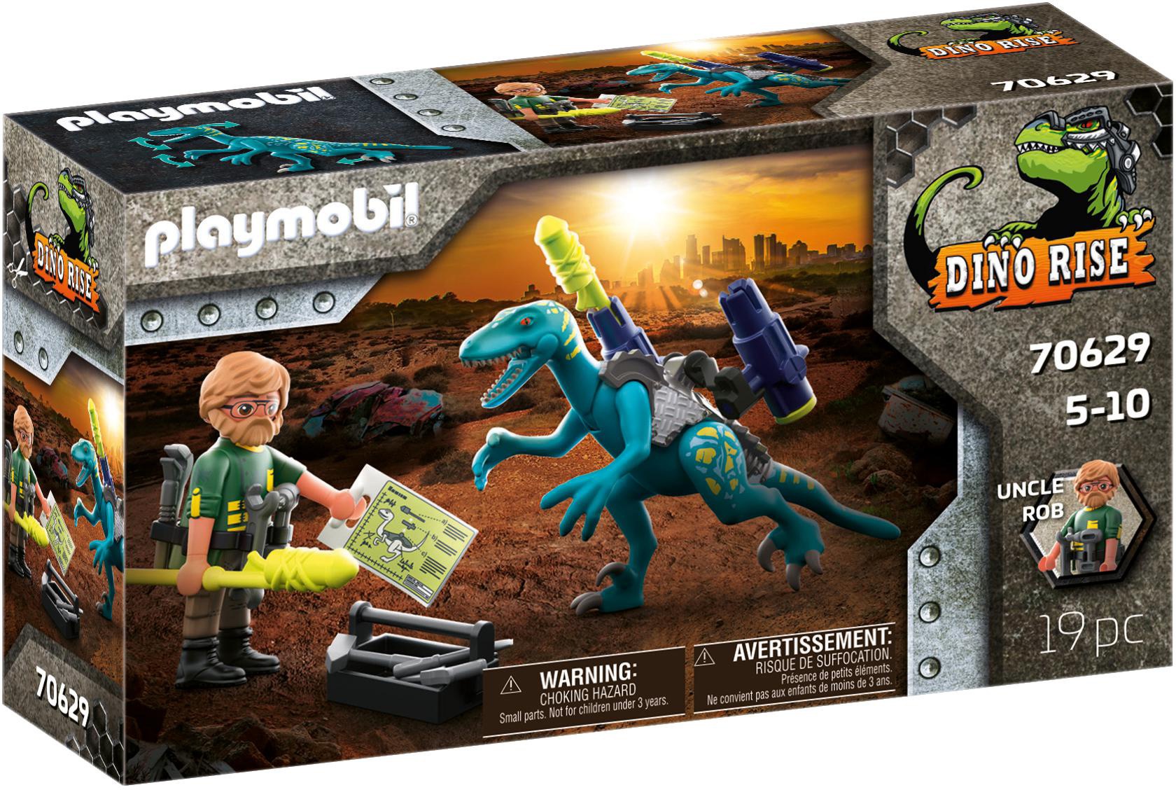 Image of Playmobil® Konstruktions-Spielset »Deinonychus - Uncle Rob: Aufrüstung zum Kampf (70629), Dino Rise«, (19 St.), Made in Europe bei Ackermann Versand Schweiz