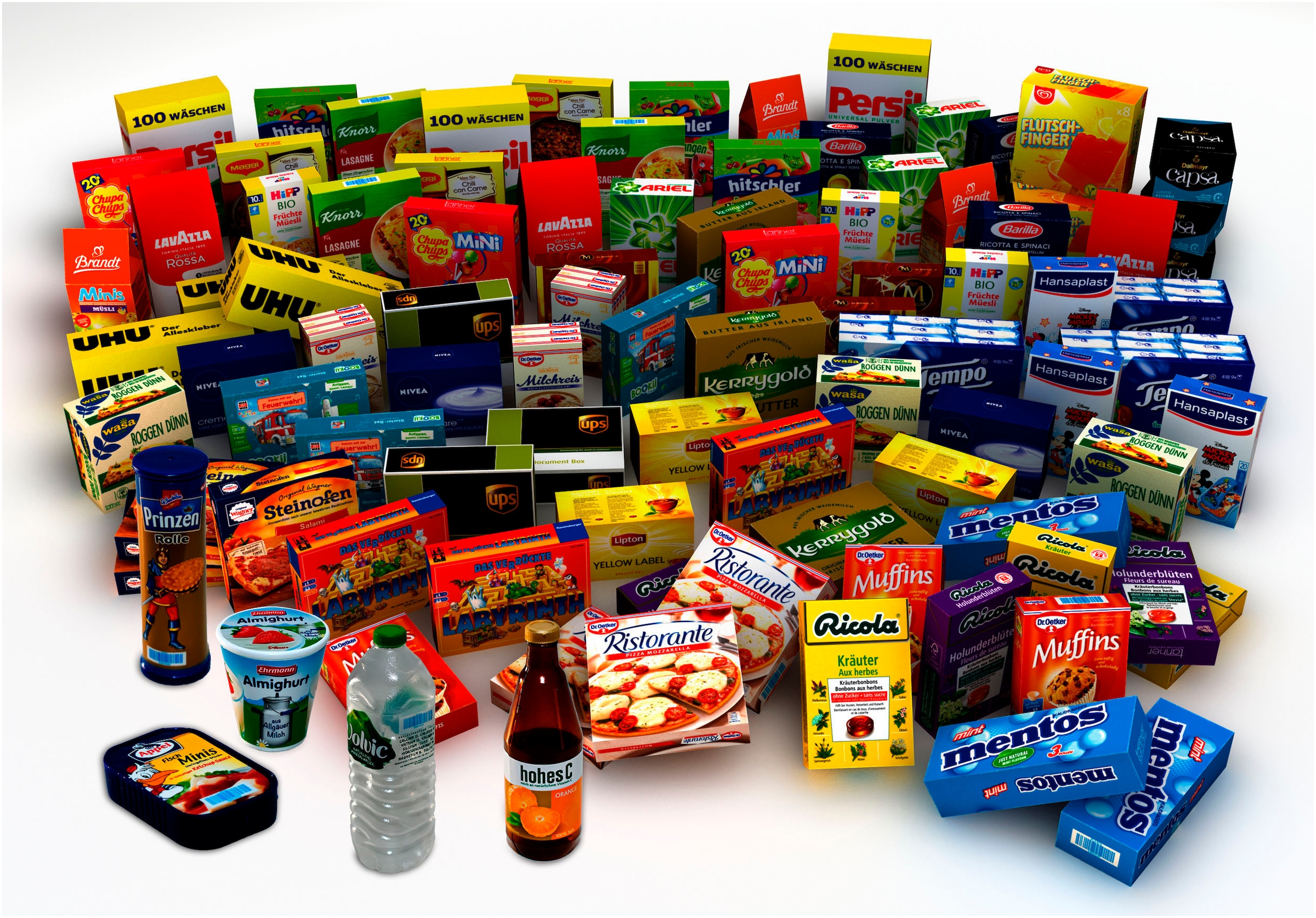 Tanner Kaufladensortiment »Einkaufs-Set 95tlg. mit vielen verschiedenen Markenminiaturen«