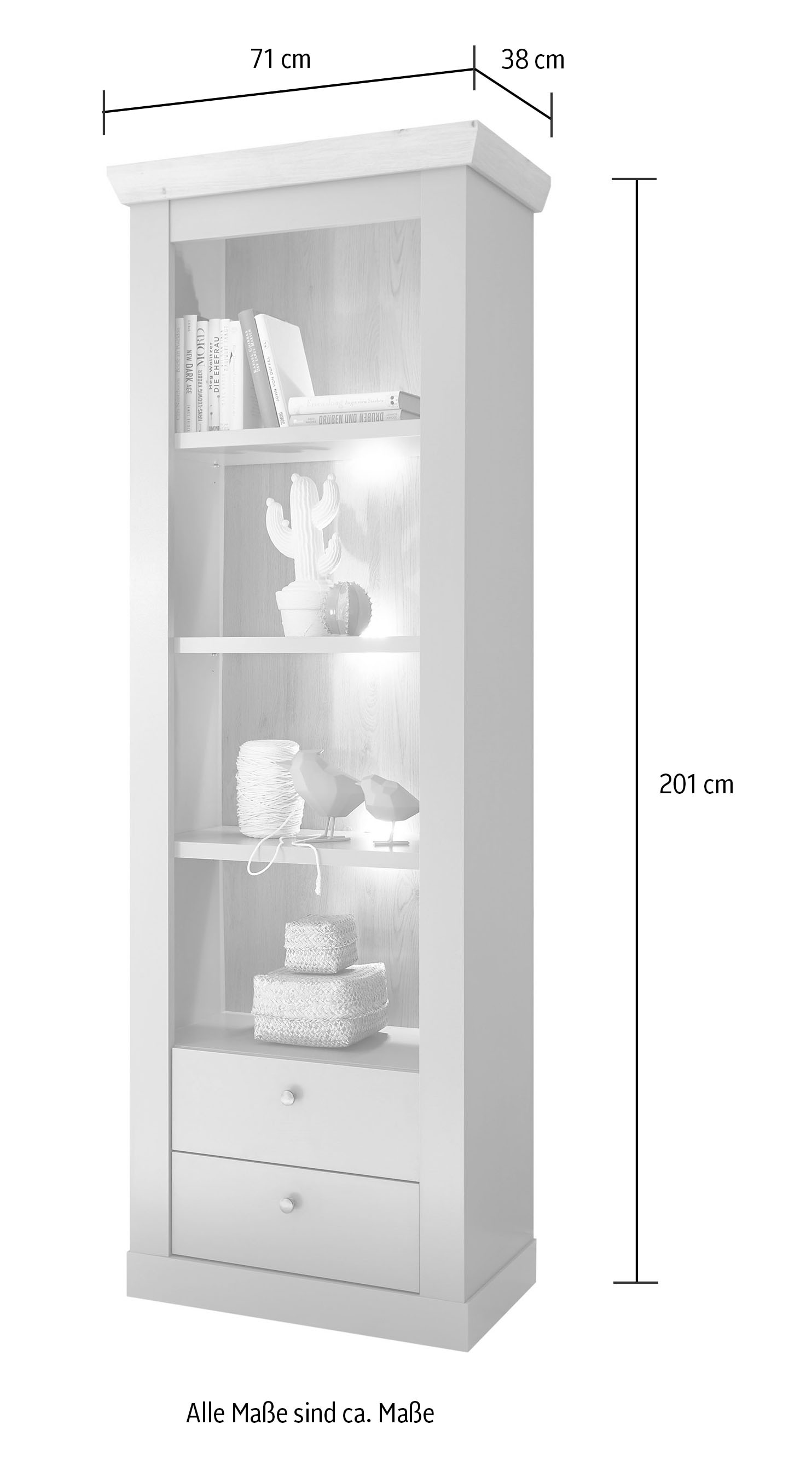 Home affaire Wandregal »CHAMBORD«, Breite ca. 71 cm