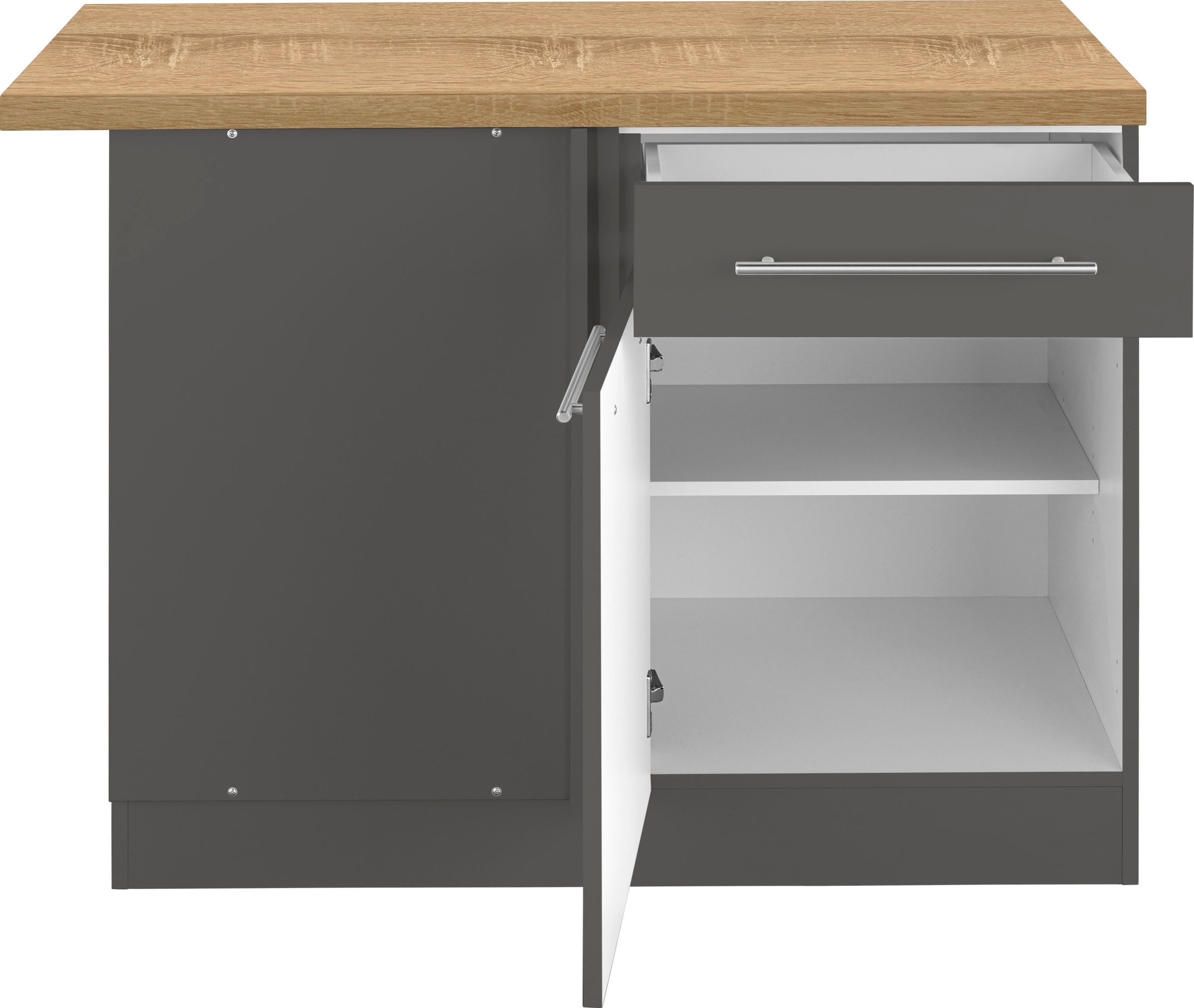 wiho Küchen Meuble bas d'angle »Unna« 110 cm breit