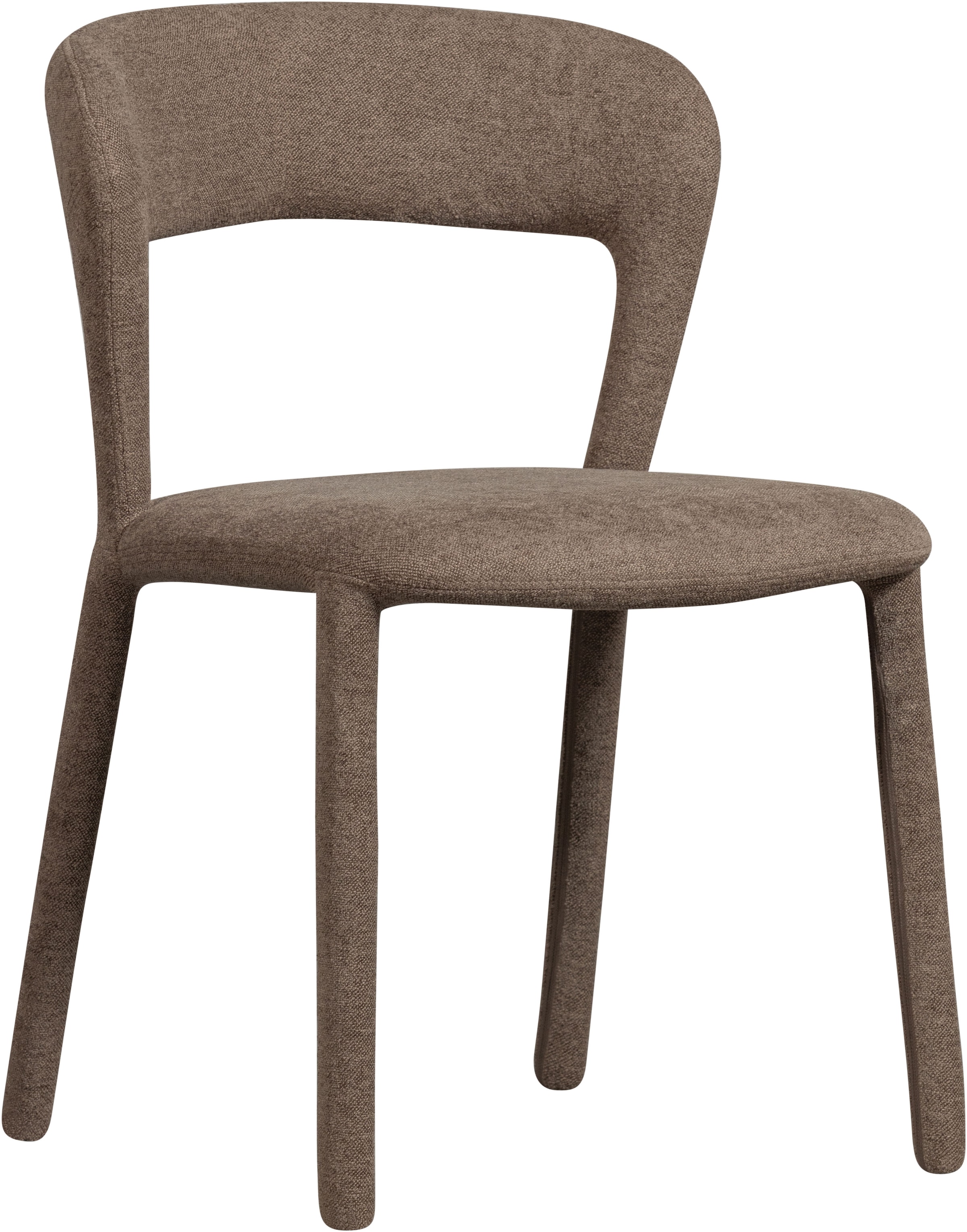 Image of WOOOD Esszimmerstuhl "Noble mit Bezug und vollgepolstertem Gestell B 51 x T 56 x H 76 cm" (Set) 2 Stk.(Set, 2 St) Webstoff, Tragkraft 120 kg, Hohe Verschleissfestigkeit