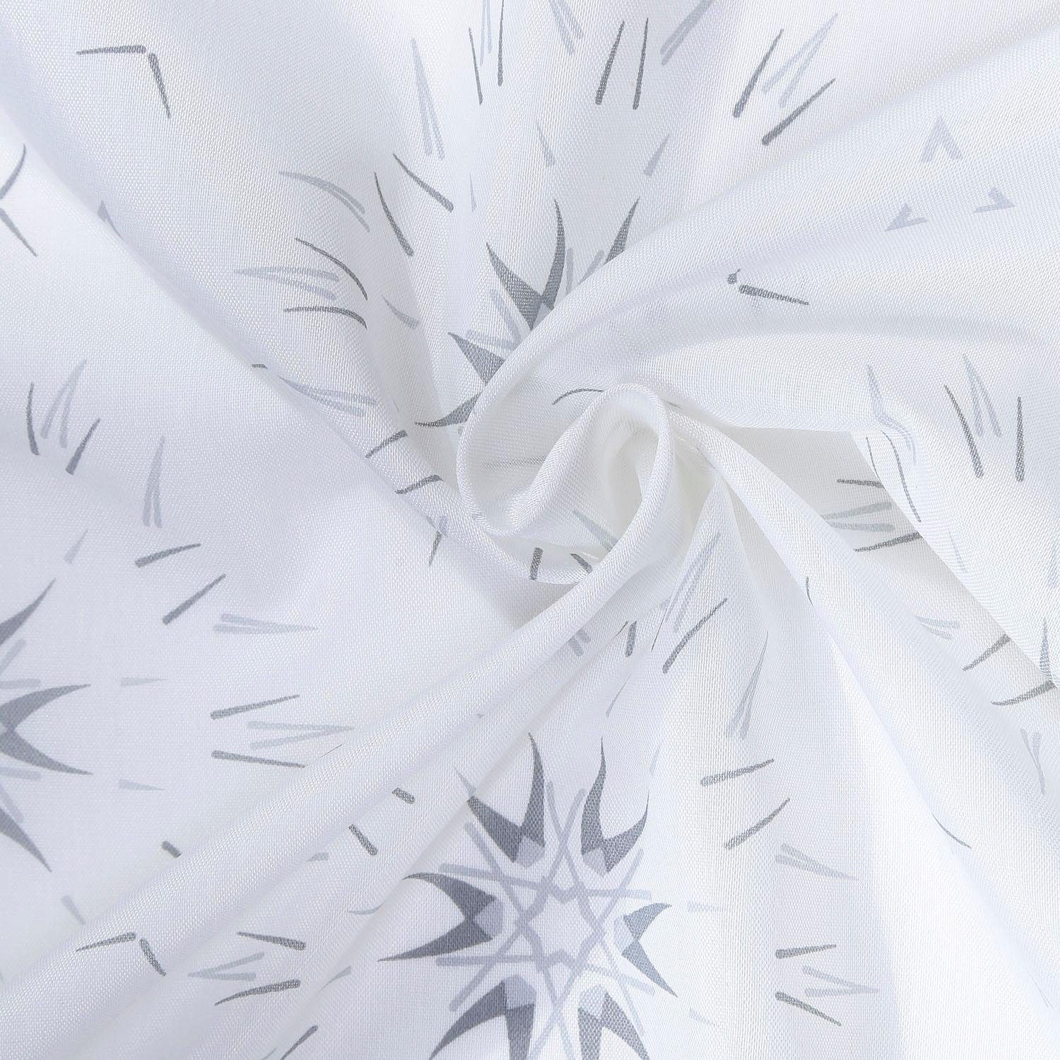 Gerster Rideau »Gian« Œillet 1 cuis tlg. HxB: 235x140, Moderner Ösenschal bedruckt