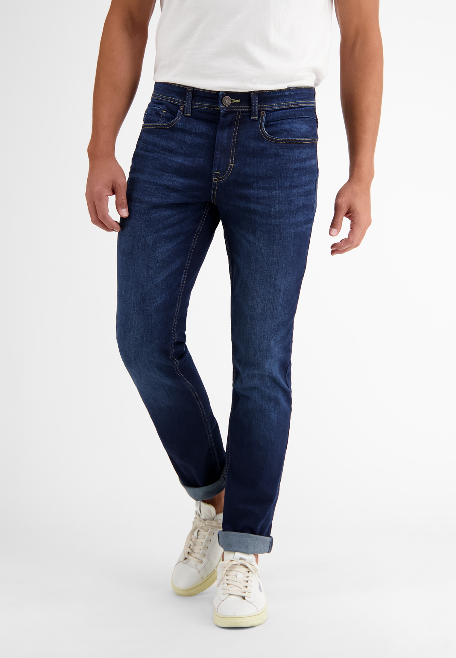 LERROS Jeans Relax-fit »LERROS BAXTER 5-Pocket-Denim im Used-Look, RELAXED FIT«