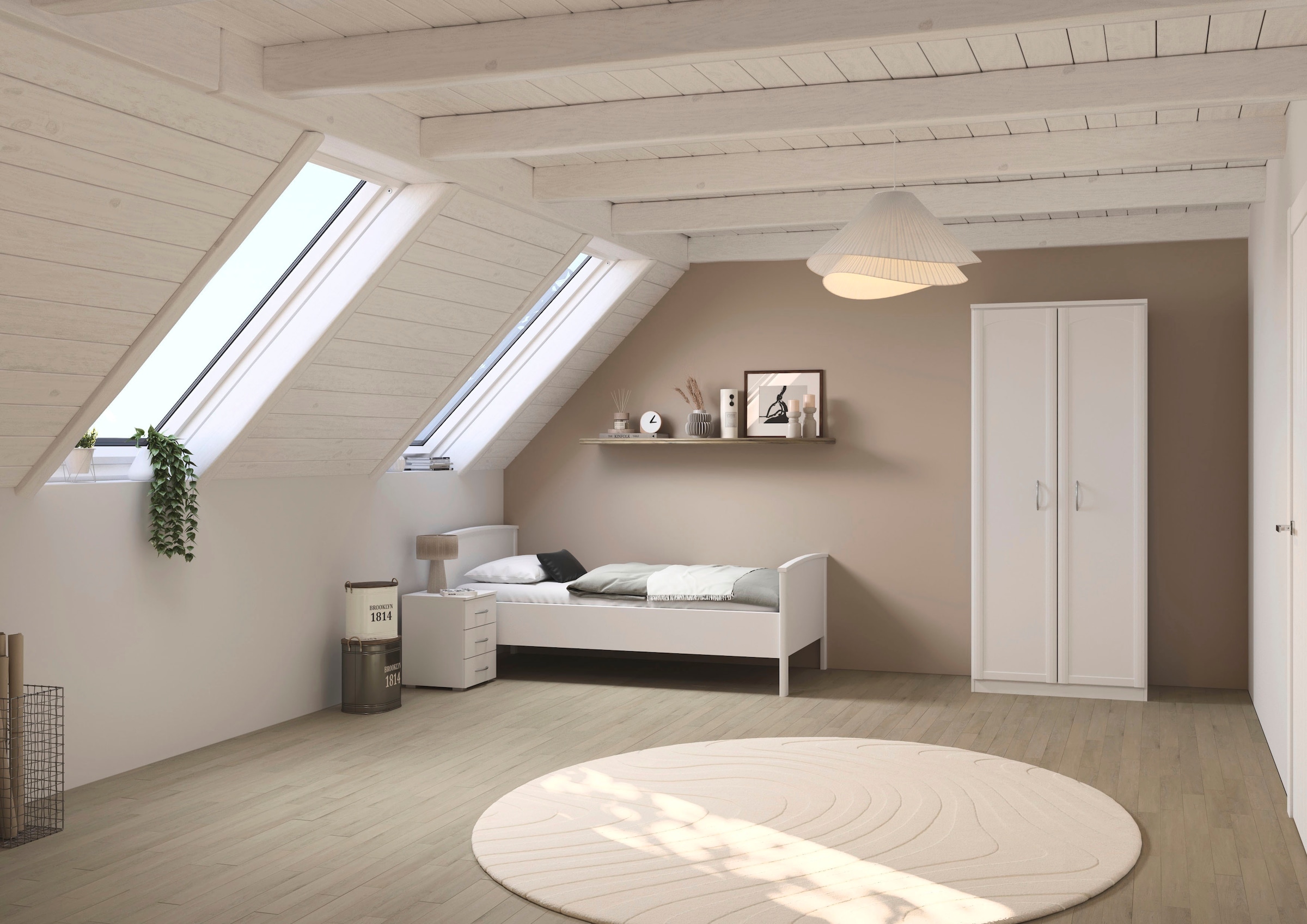 rauch Kleiderschrank »Schrank Garderobe Garderobenschrank Putzschrank Wäscheschrank TORRENT« Breiten 91/136/181 cm, Höhe 210 cm,  optional Aussenschubladen und Spiegel, viel Stauraum MADE IN GERMANY