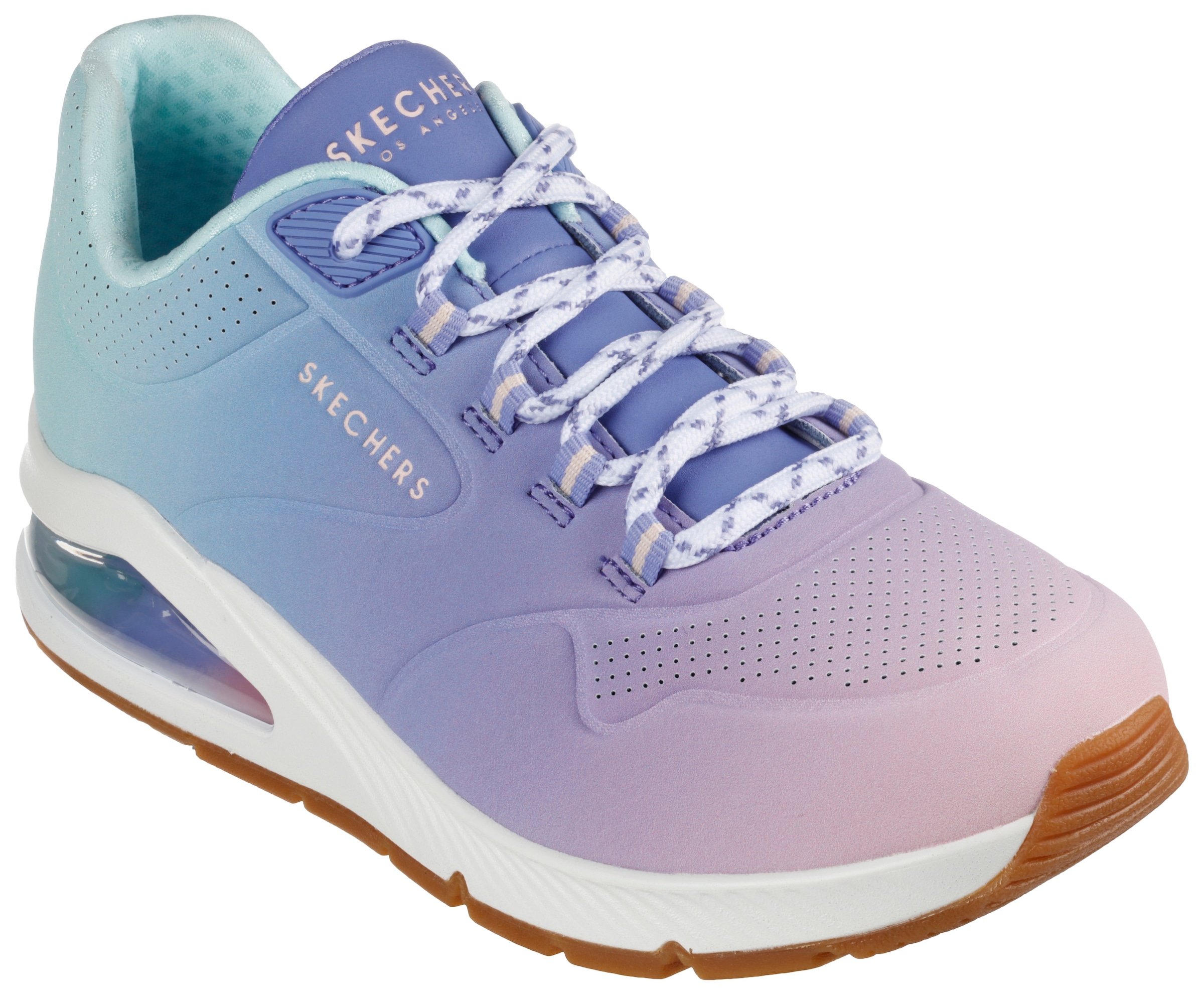 Image of Skechers Sneaker "UNO 2 OMBRE AWAY" Freizeitschuh, Halbschuh, Schnürschuh in leuchtender Farbkombi